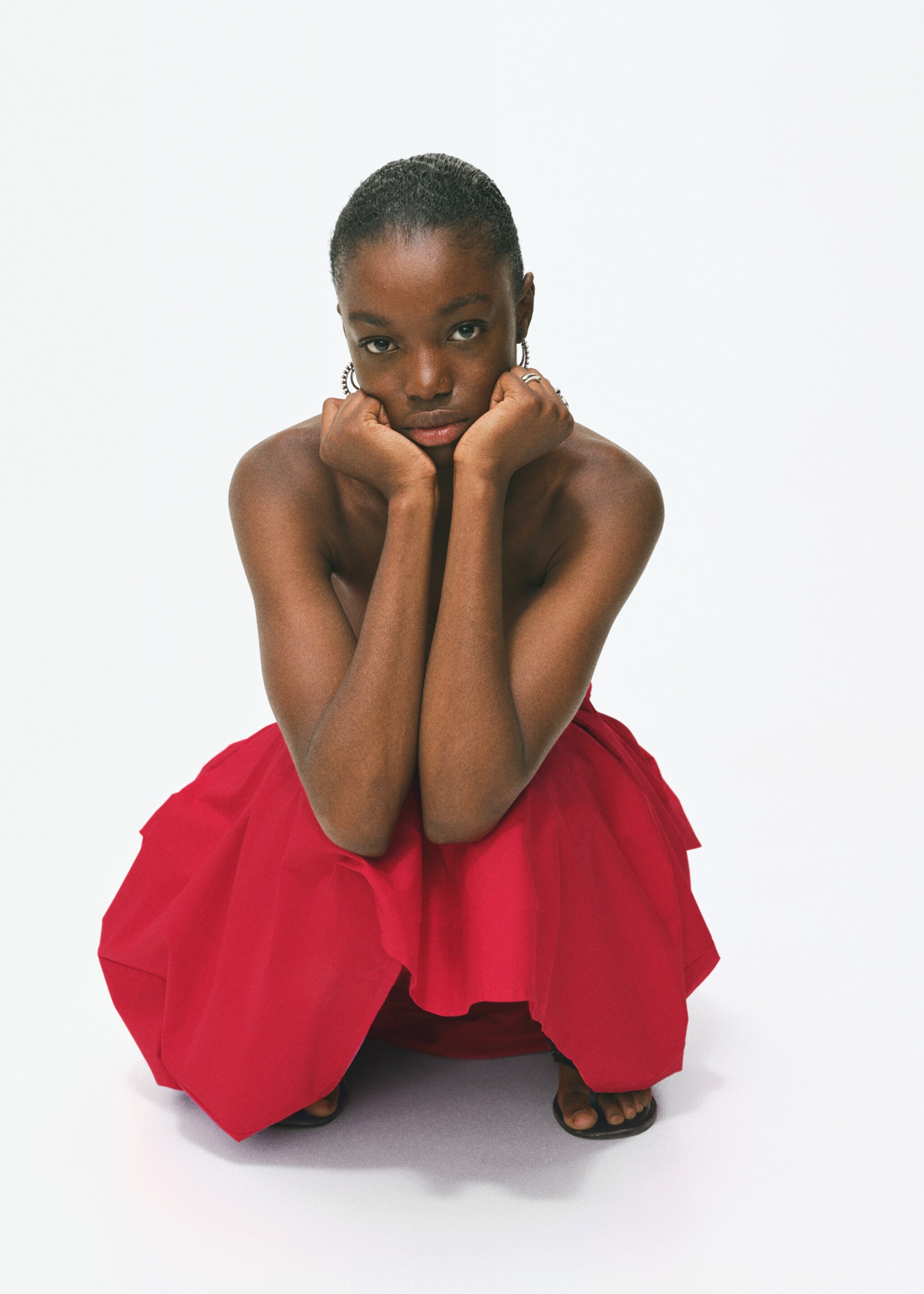 Strapless maxi-dress - Details of the article 2