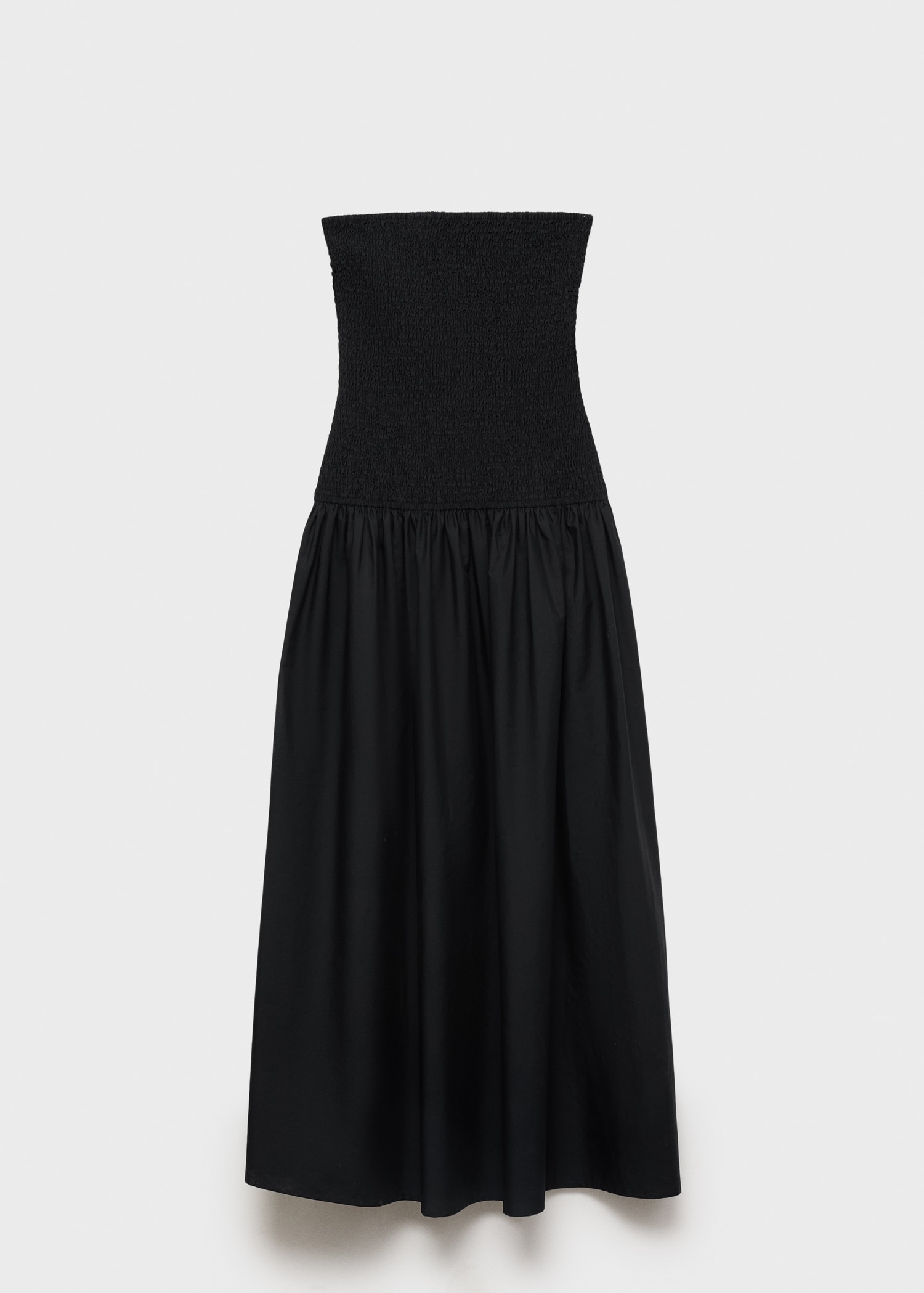 Maxi vestido palabra de honor Teen MANGO España (Península y