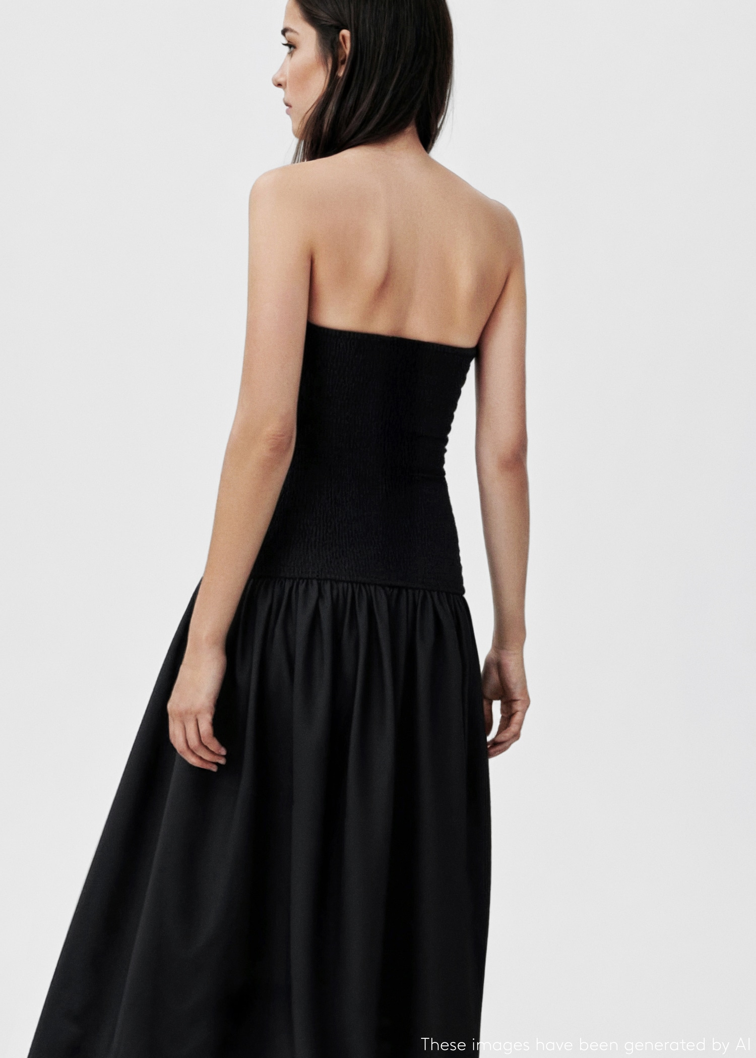 Strapless maxi-dress - Details of the article 1