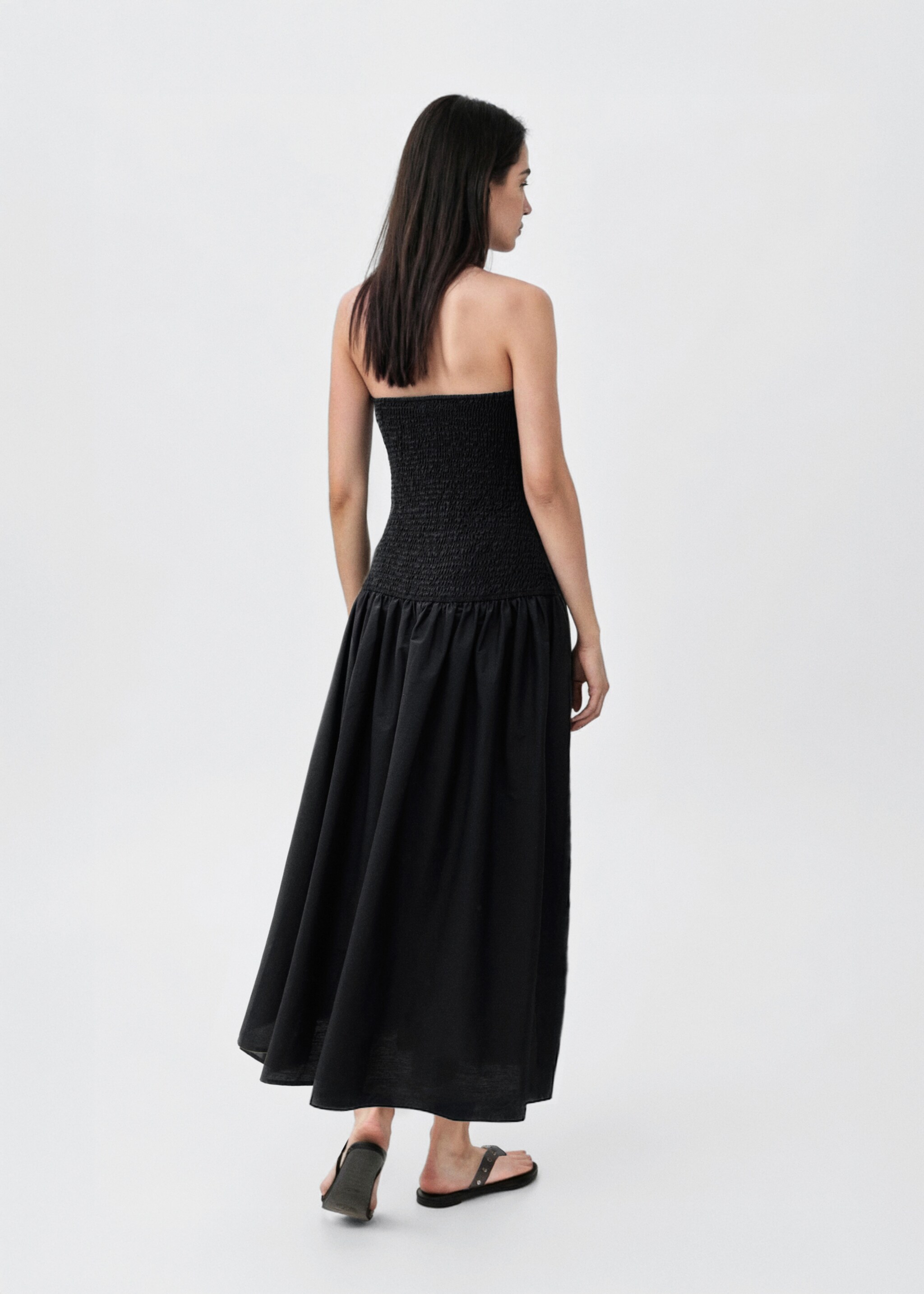 Maxi robe bustier - Verso de l’article