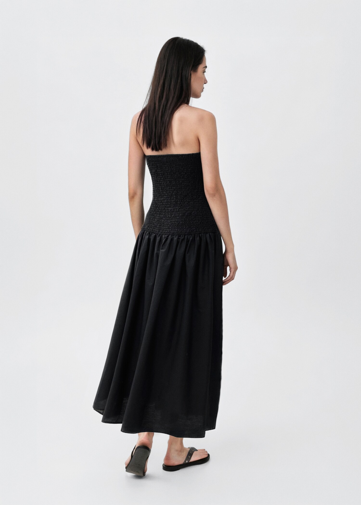 Strapless maxi-dress - Reverse of the article