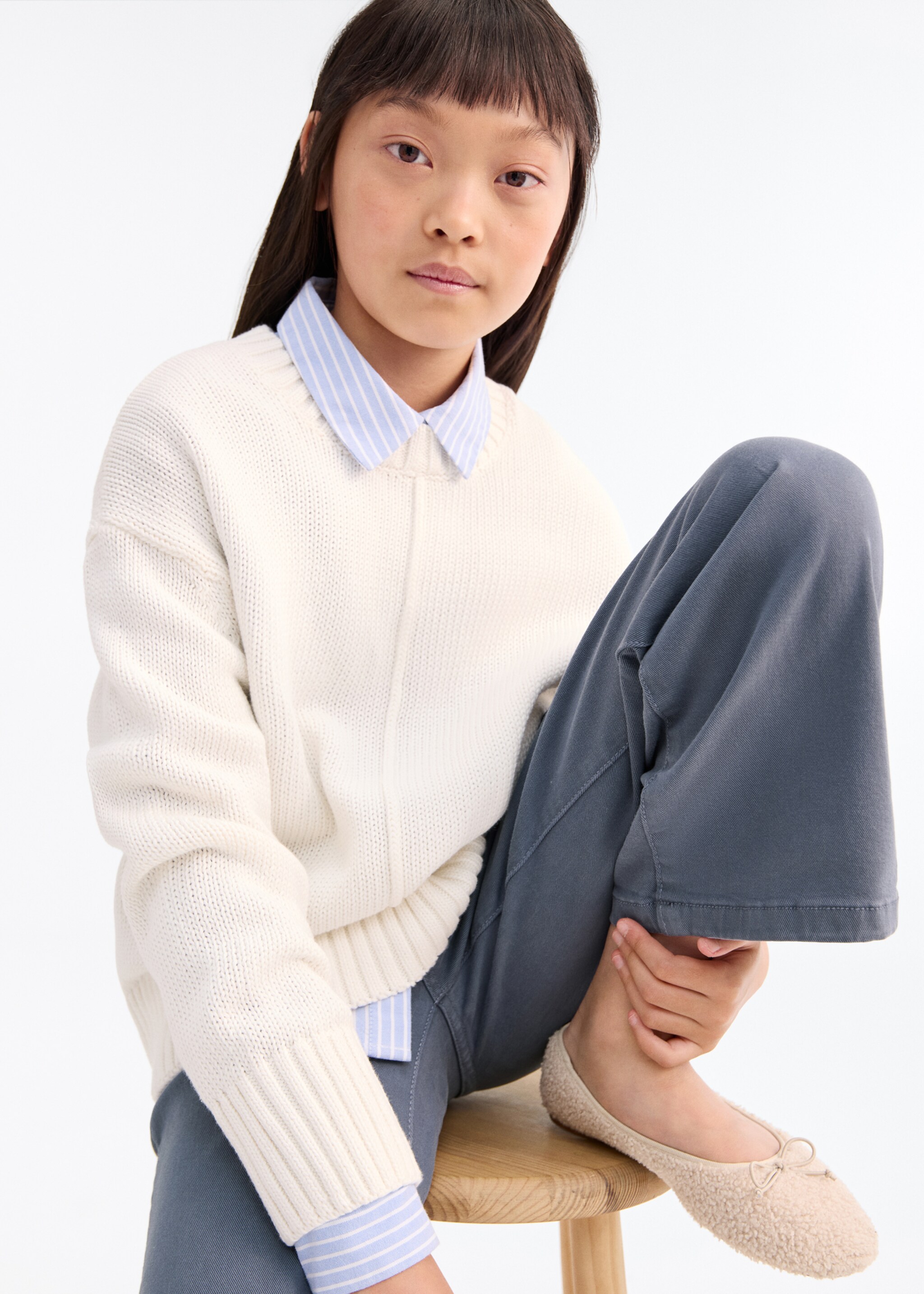 Culotte jeans with pockets - Details of the article 1