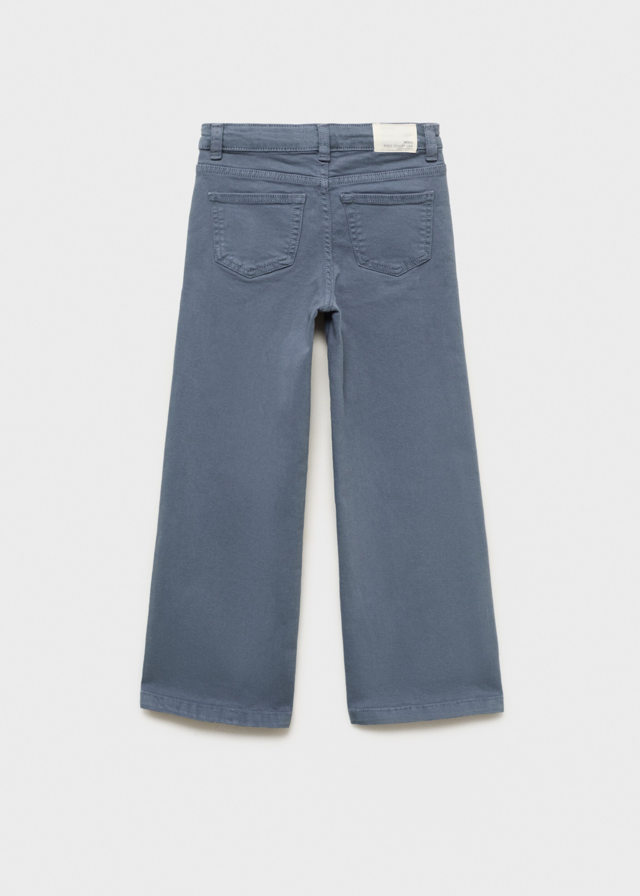 Culotte jeans with pockets - Reverse of the article