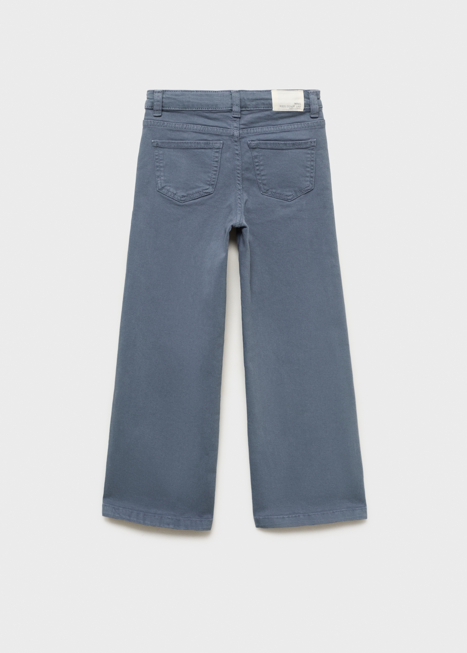 Culotte jeans with pockets - Reverse of the article