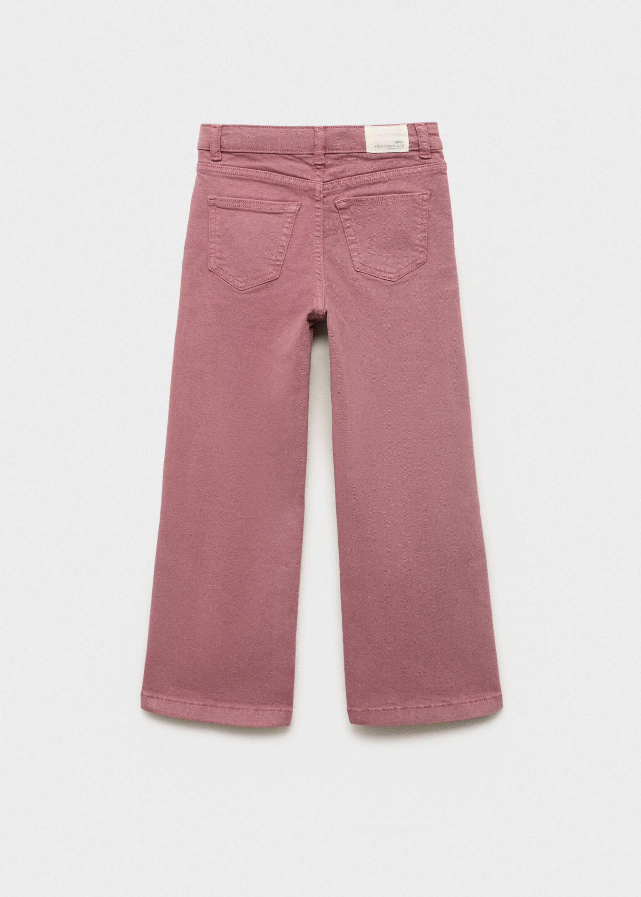 Culotte jeans with pockets - Reverse of the article