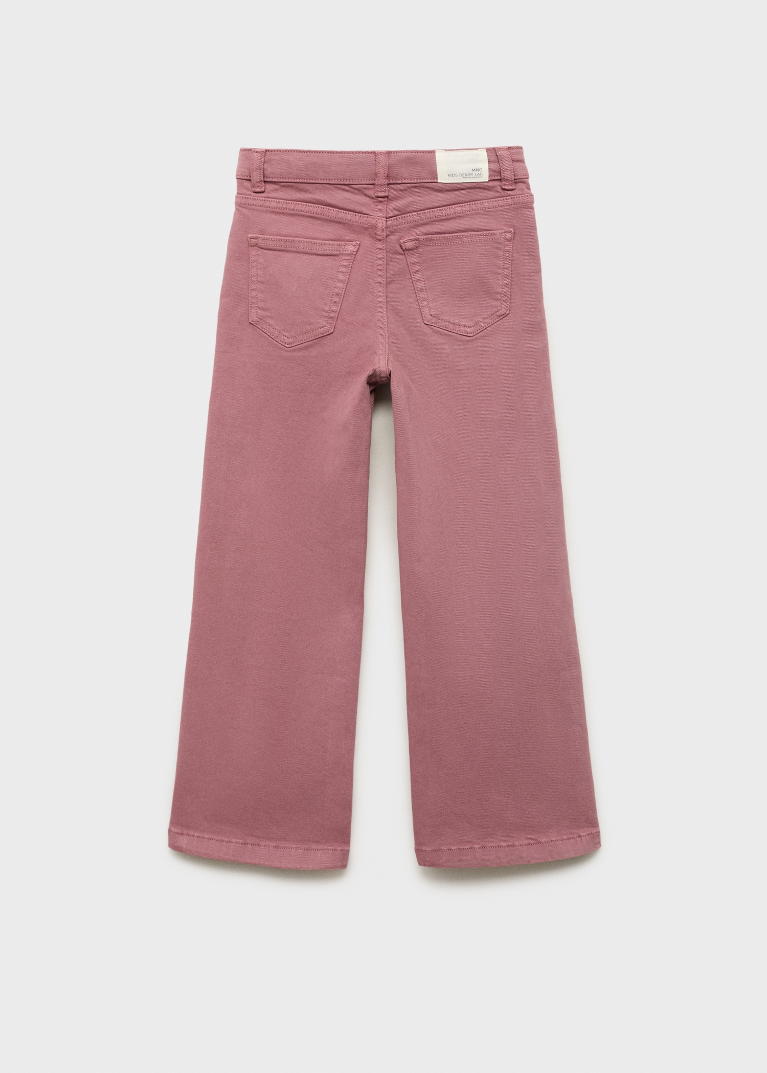 Culotte jeans with pockets - Reverse of the article