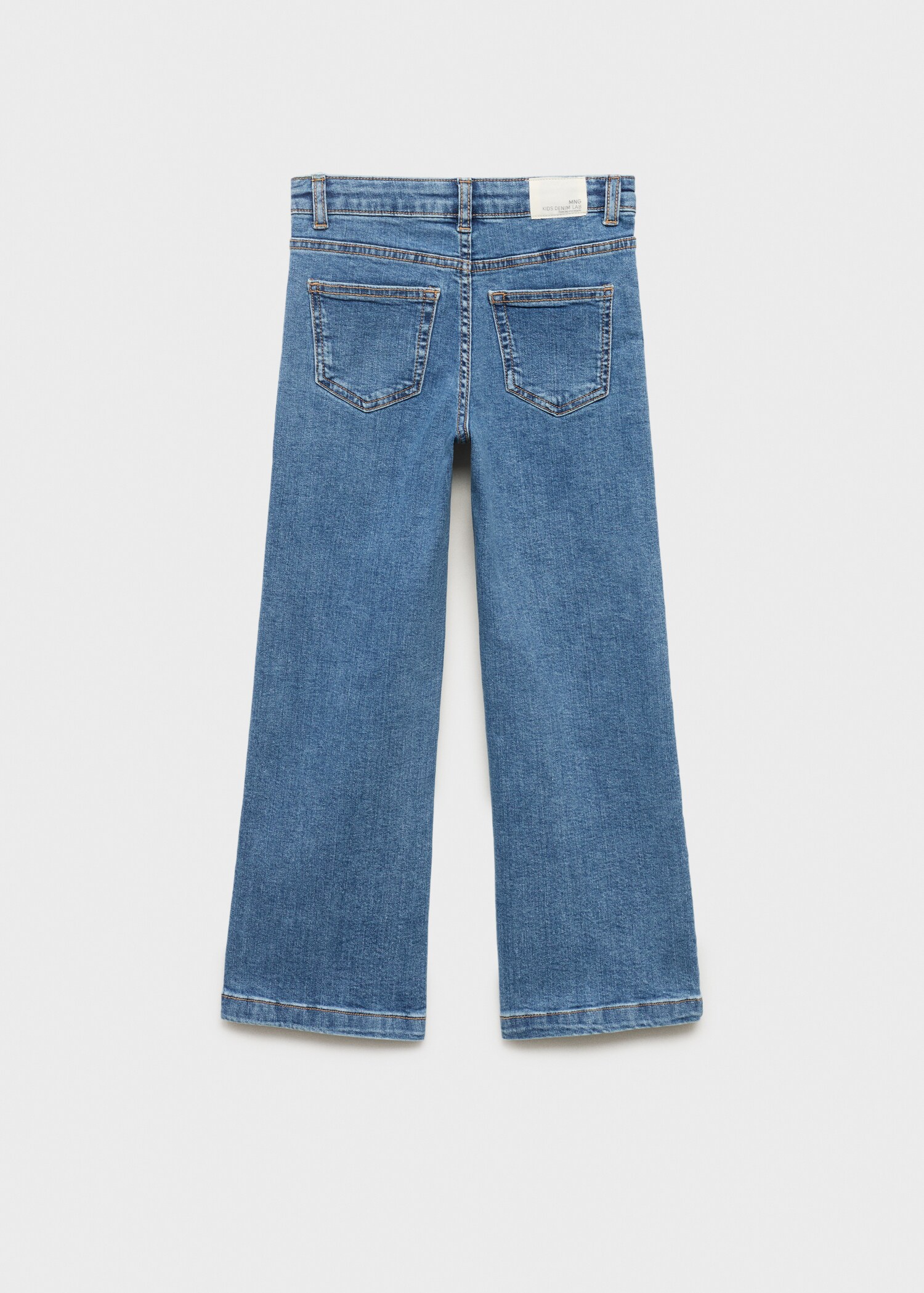 Culotte jeans with pockets - Reverse of the article