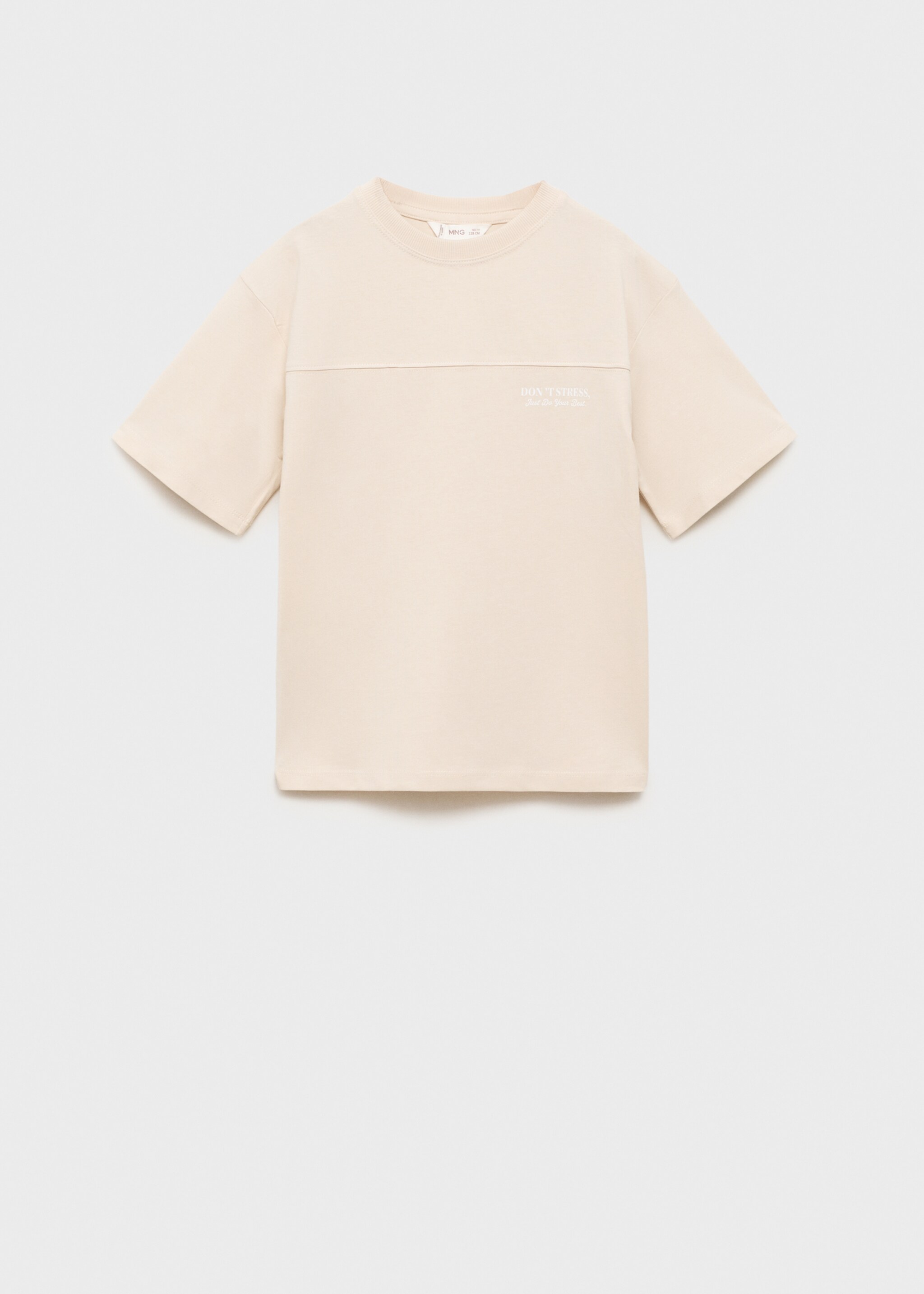 Printed cotton-blend T-shirt - Article without model