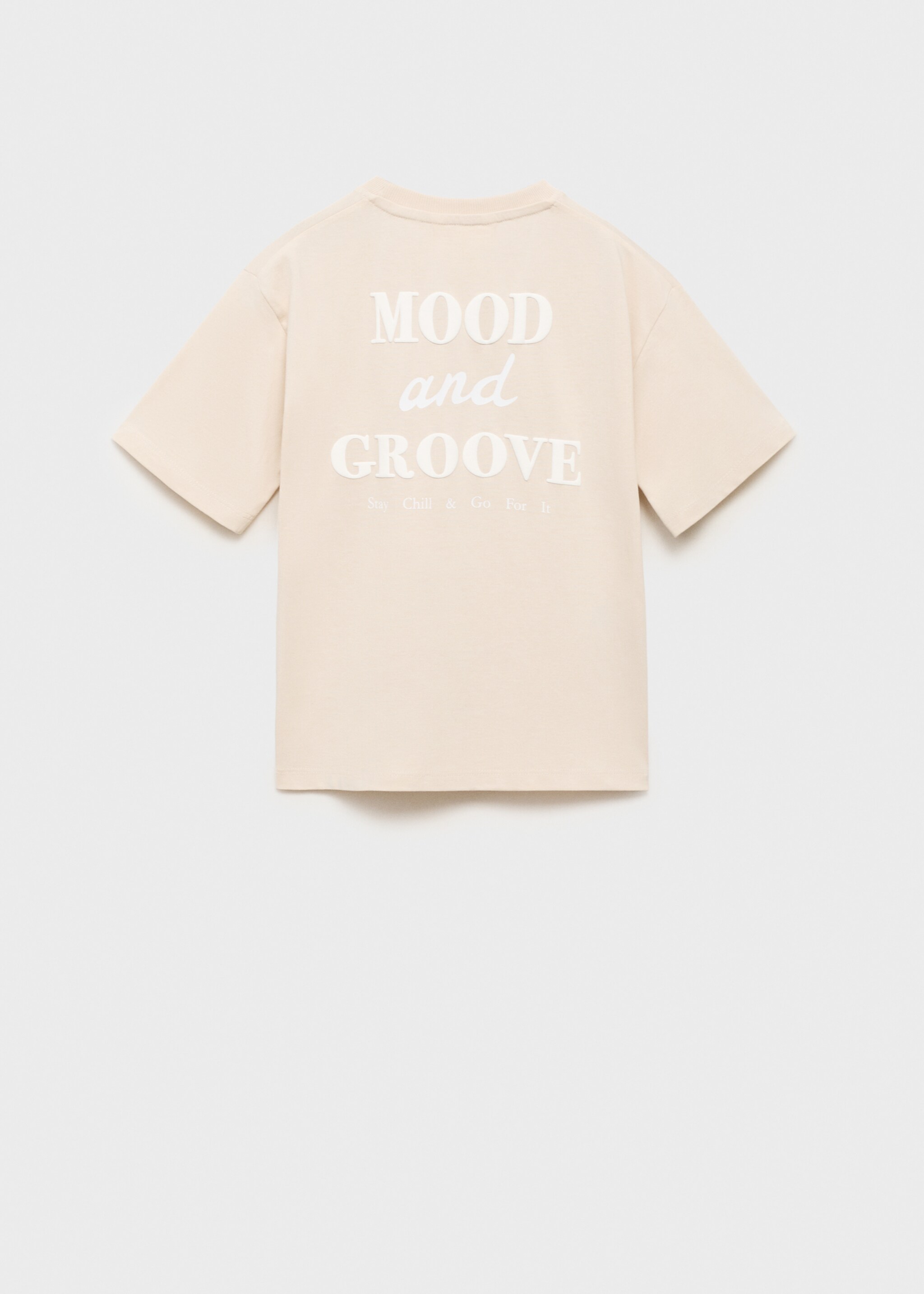 Printed cotton-blend T-shirt - Reverse of the article
