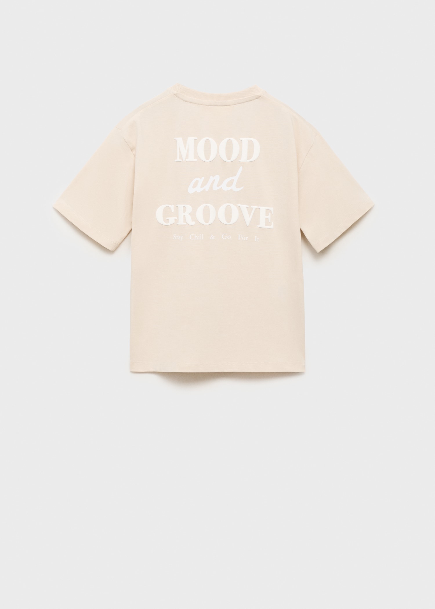 Printed cotton-blend T-shirt - Reverse of the article