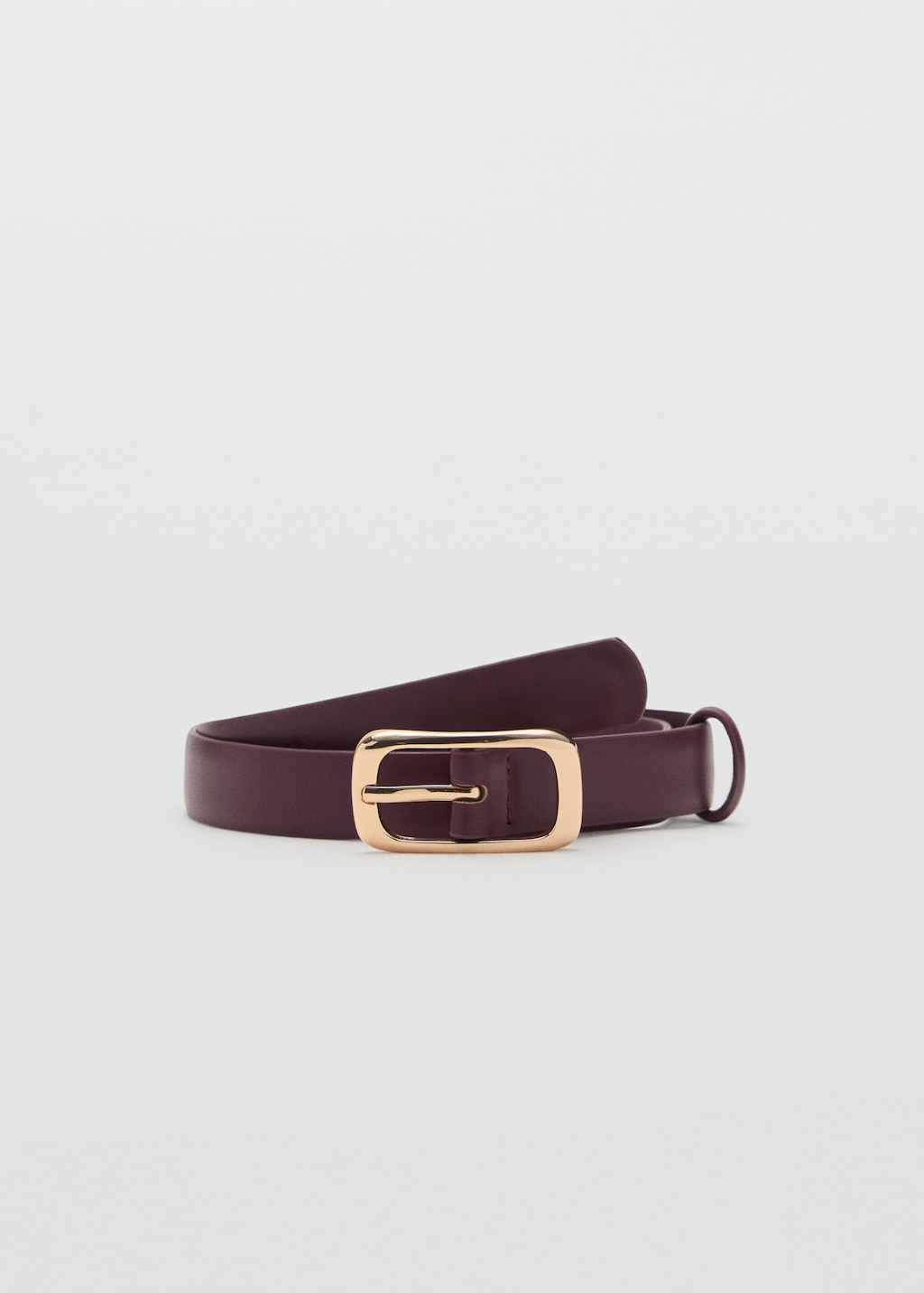 Cinturón hebilla rectangular