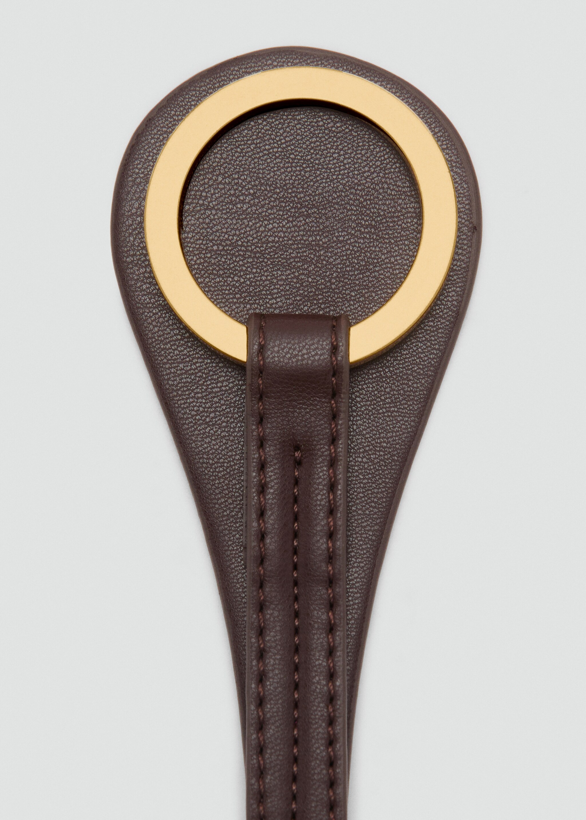 Maxi buckle thin belt - Details of the article 1