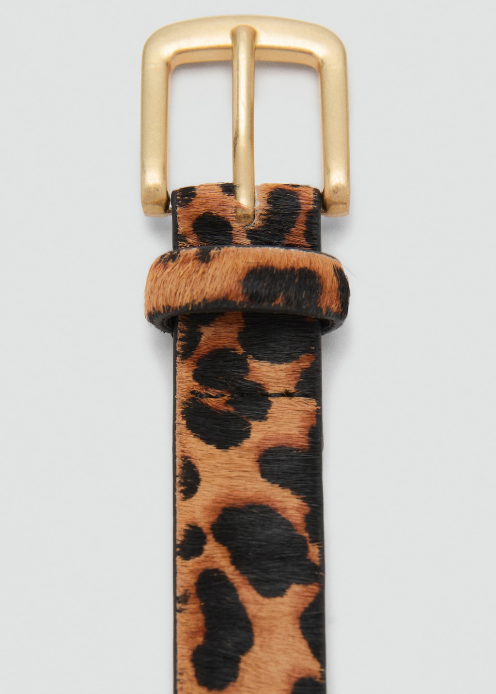 anytee classicsNarrow Long Belt_Leopard anytee classics] Narrow