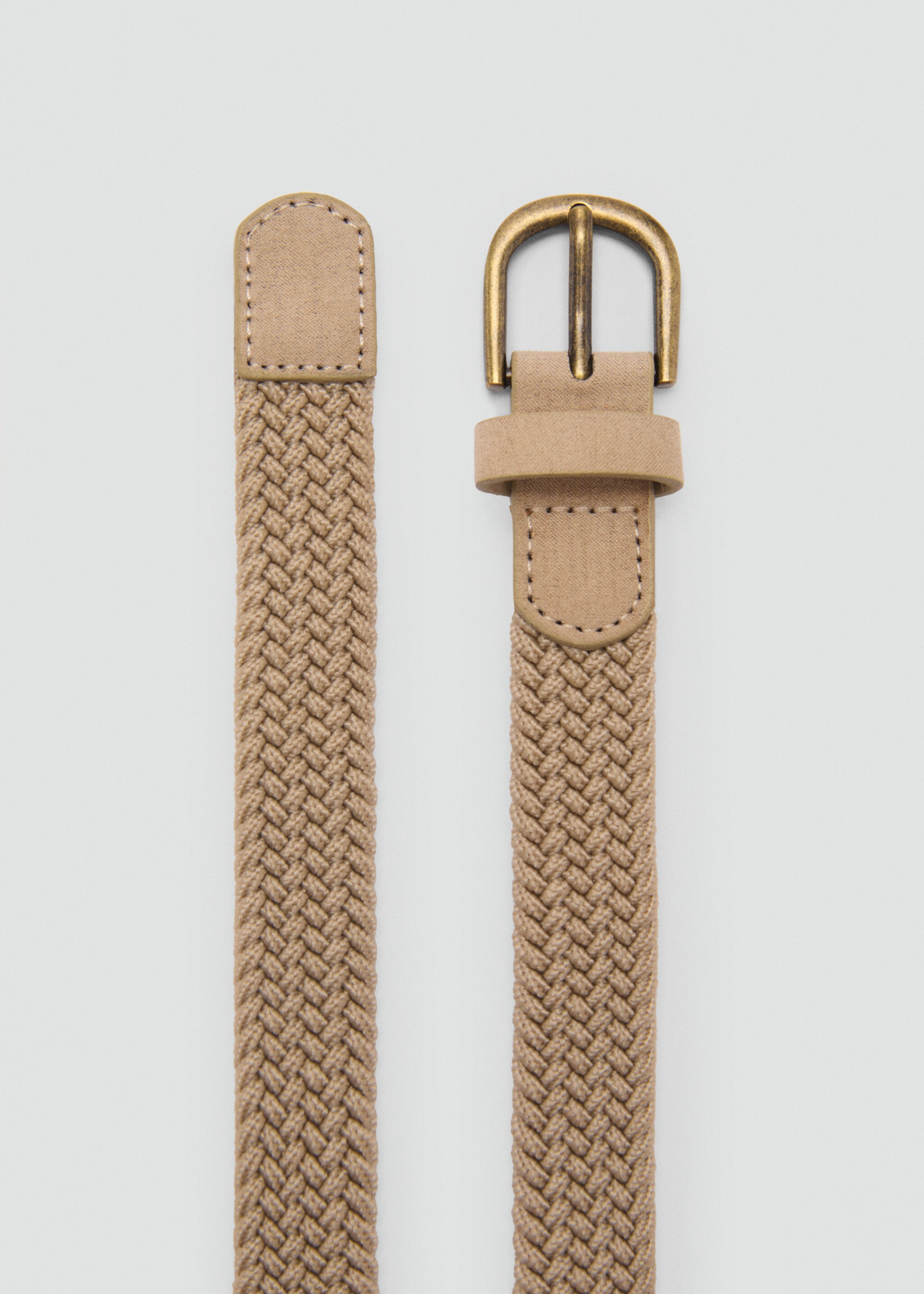 Braided elastic belt - Medium plane