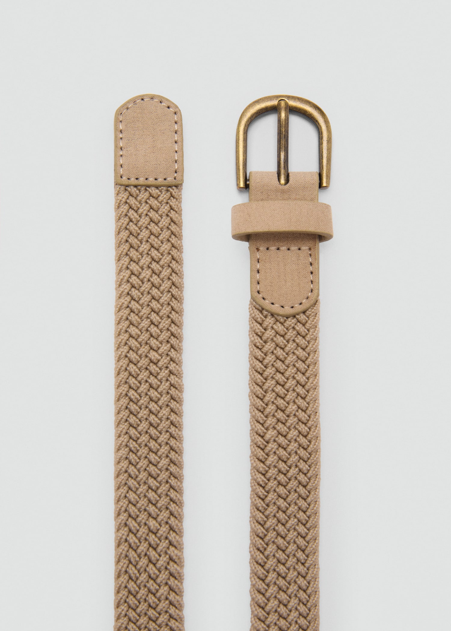 Braided elastic belt - Medium plane