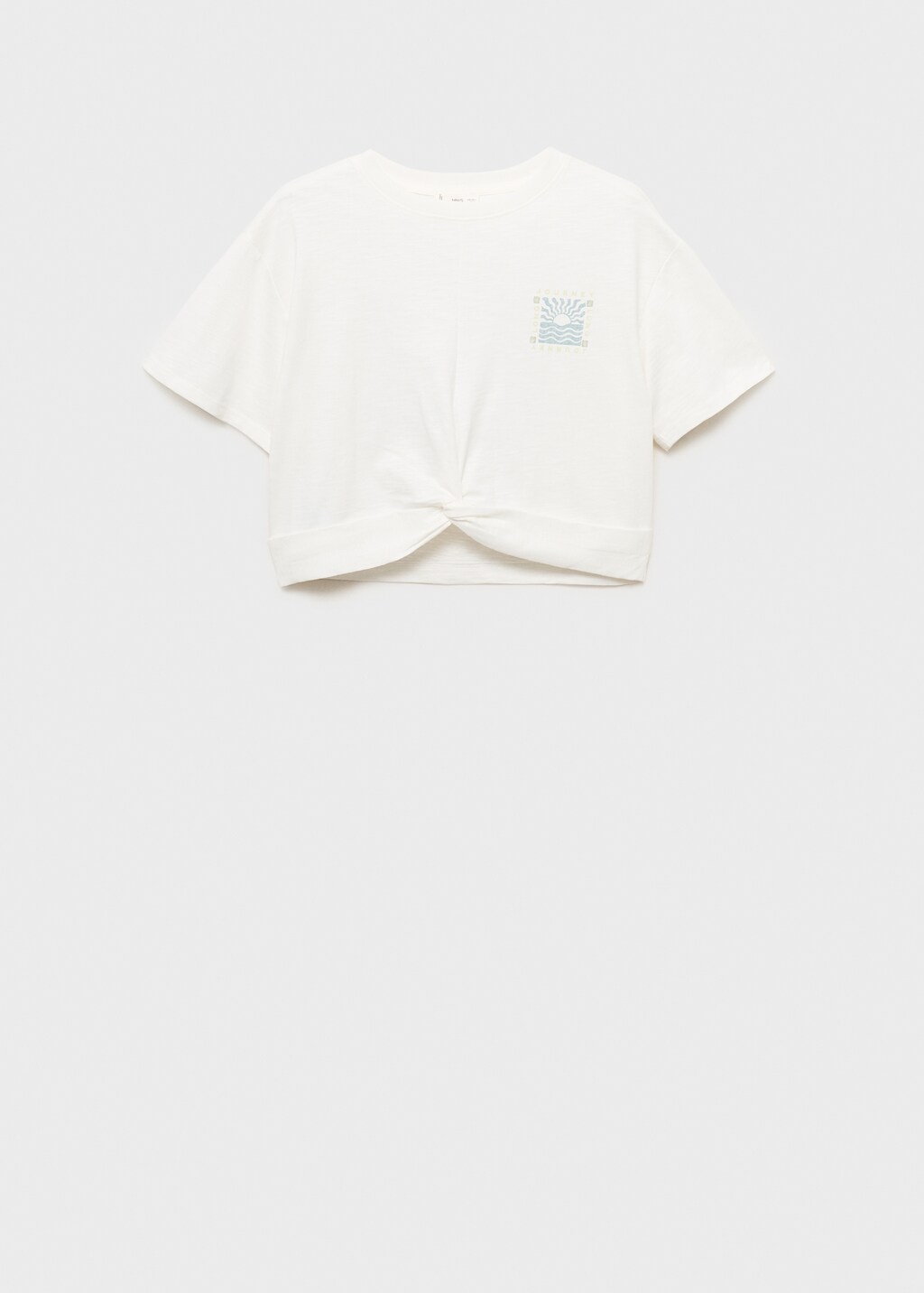 tシャツ Knot Crop T レディース Knot crop T-shirt - Teen | MANGO Jordan