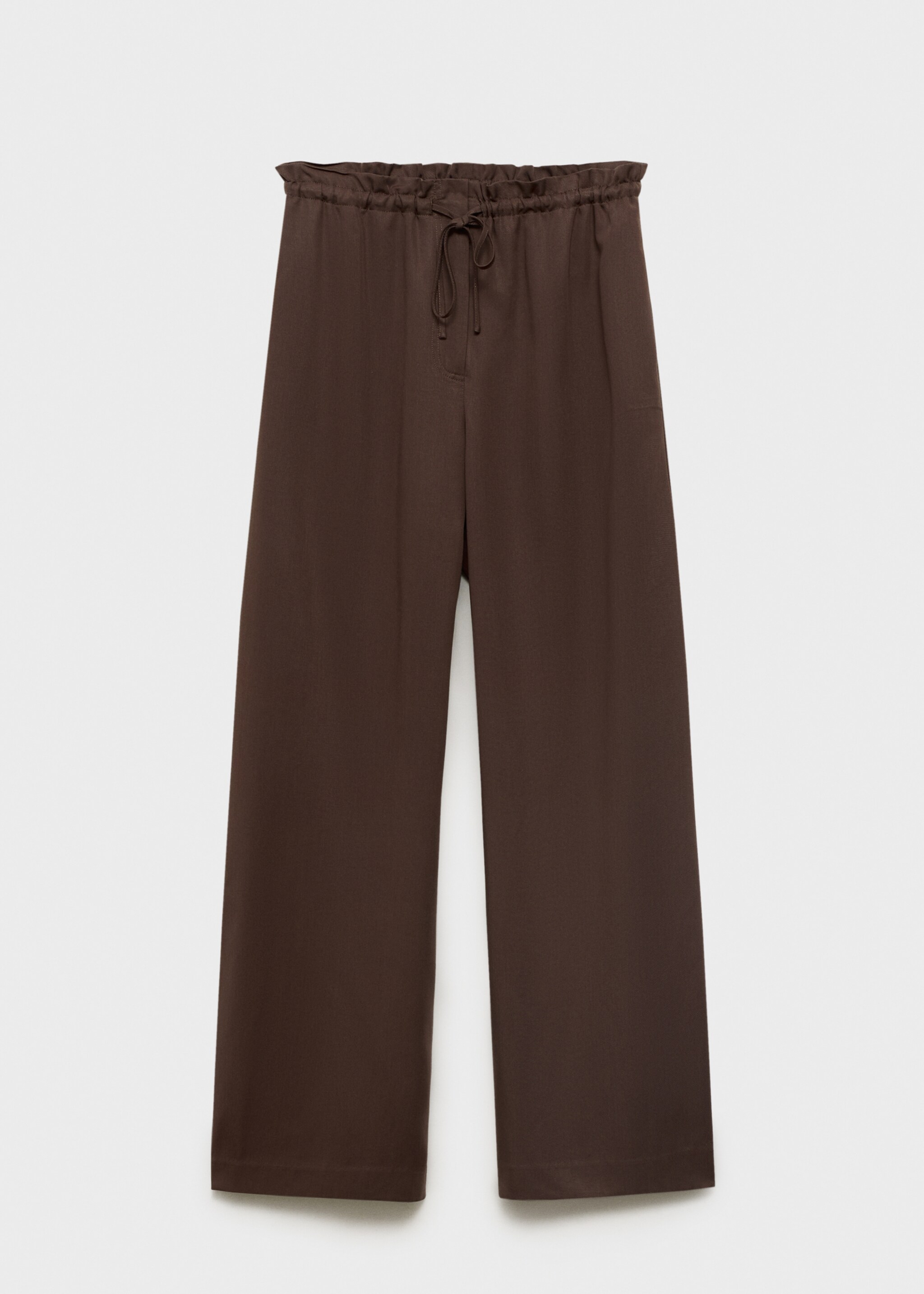 Pantalón lyocell wideleg lazo - Artículo sin modelo