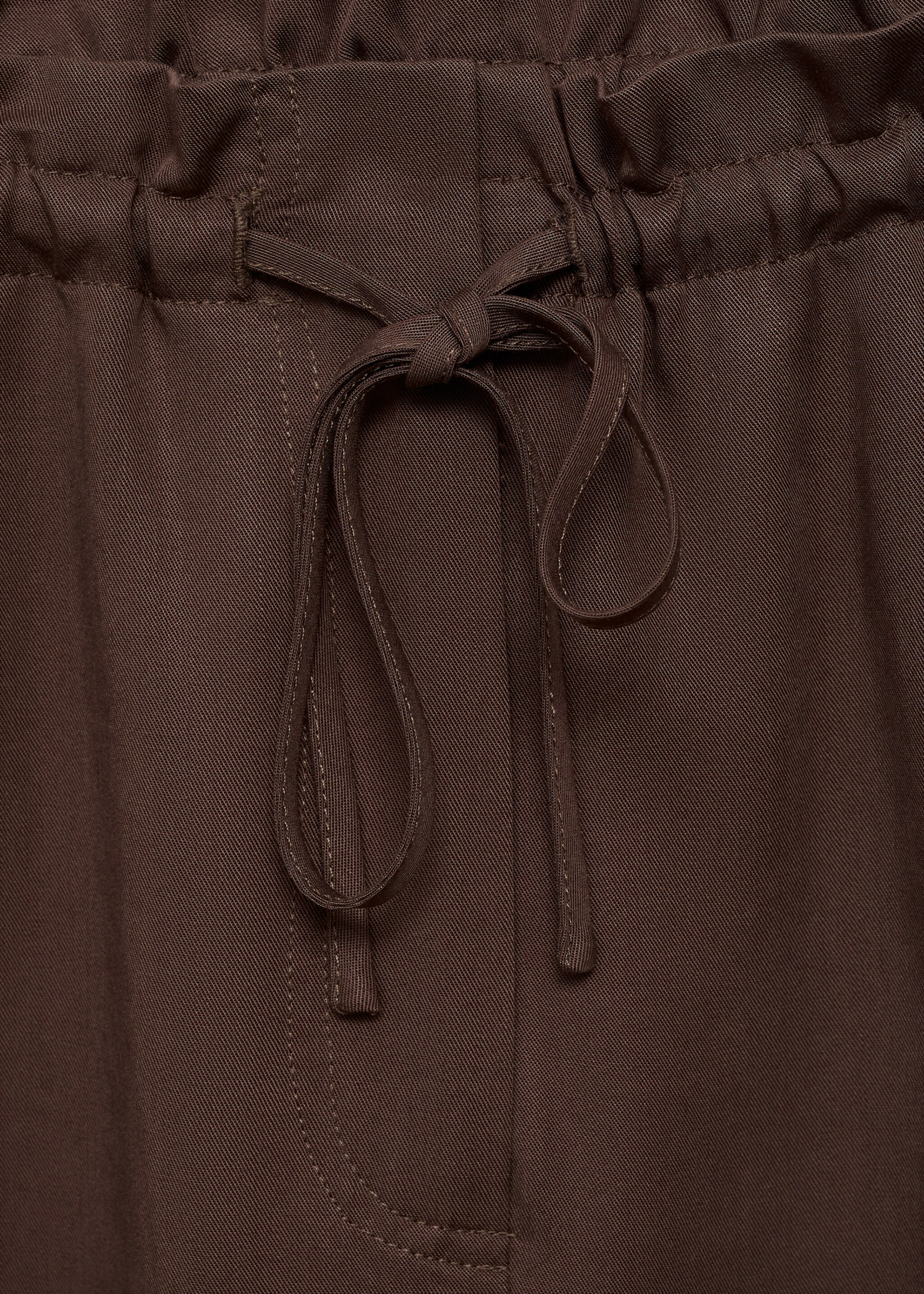 Pantalón lyocell wideleg lazo - Detalle del artículo 0
