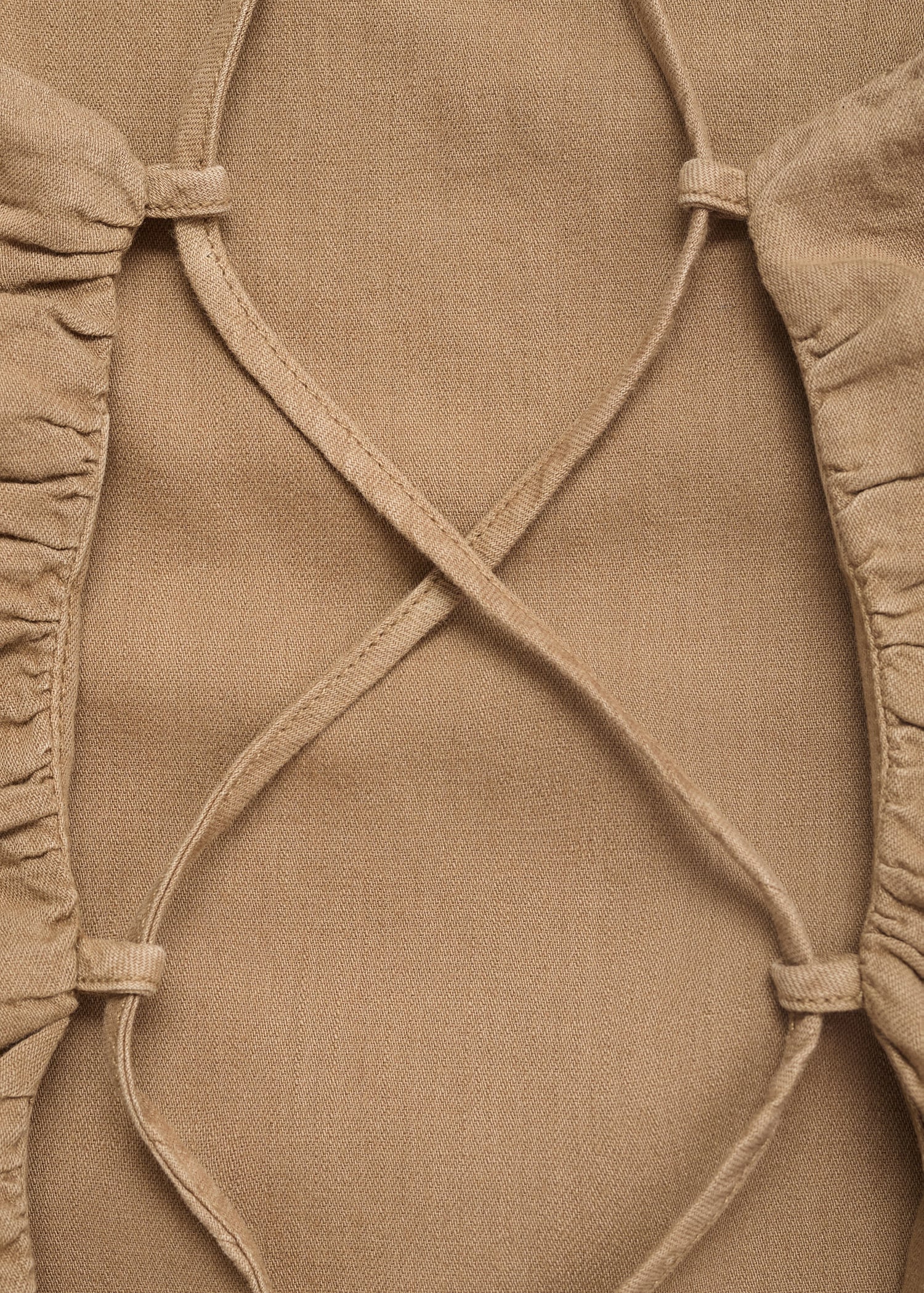 Open-back cotton top - Details of the article 0