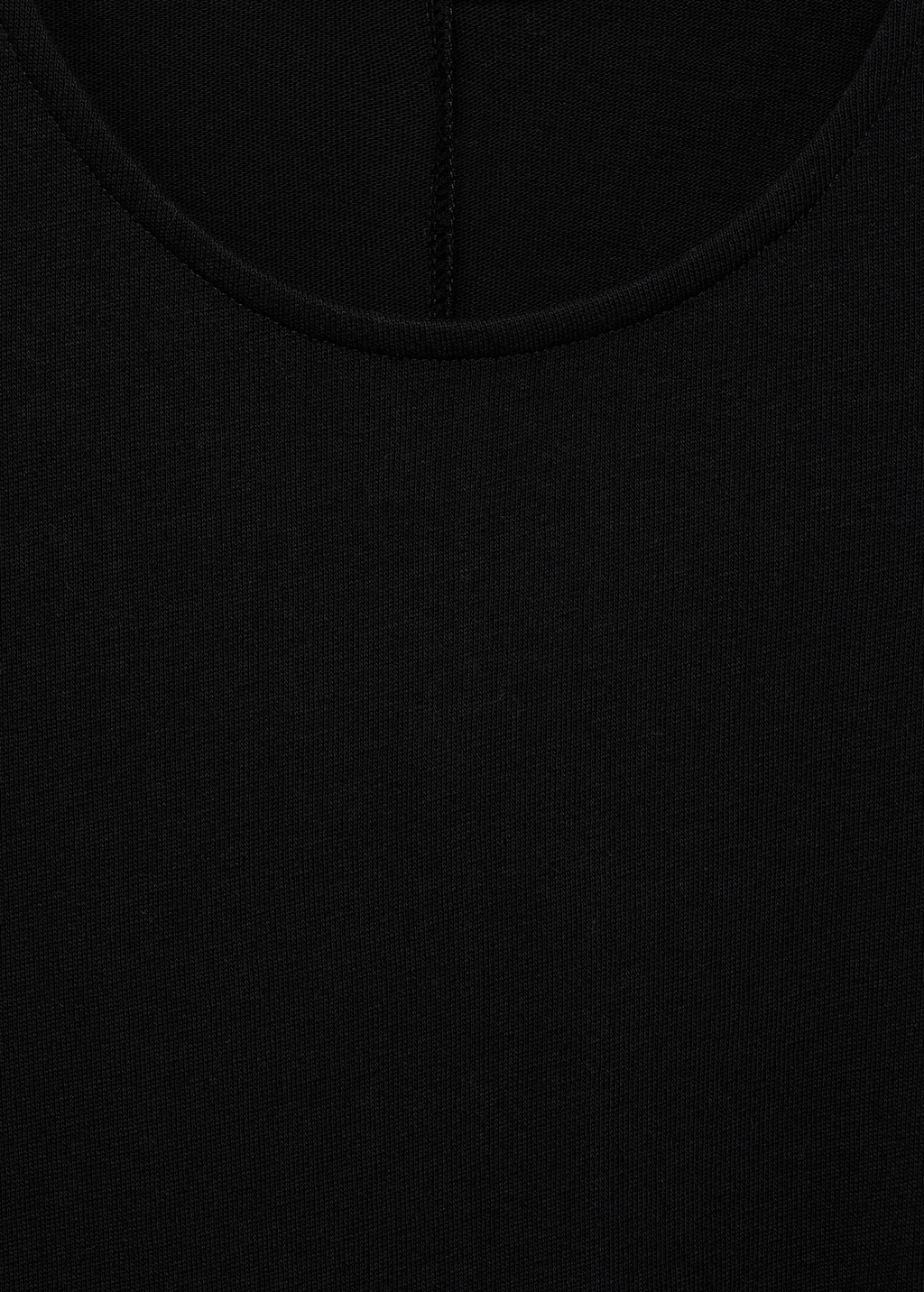 Gathered cotton midi-dress