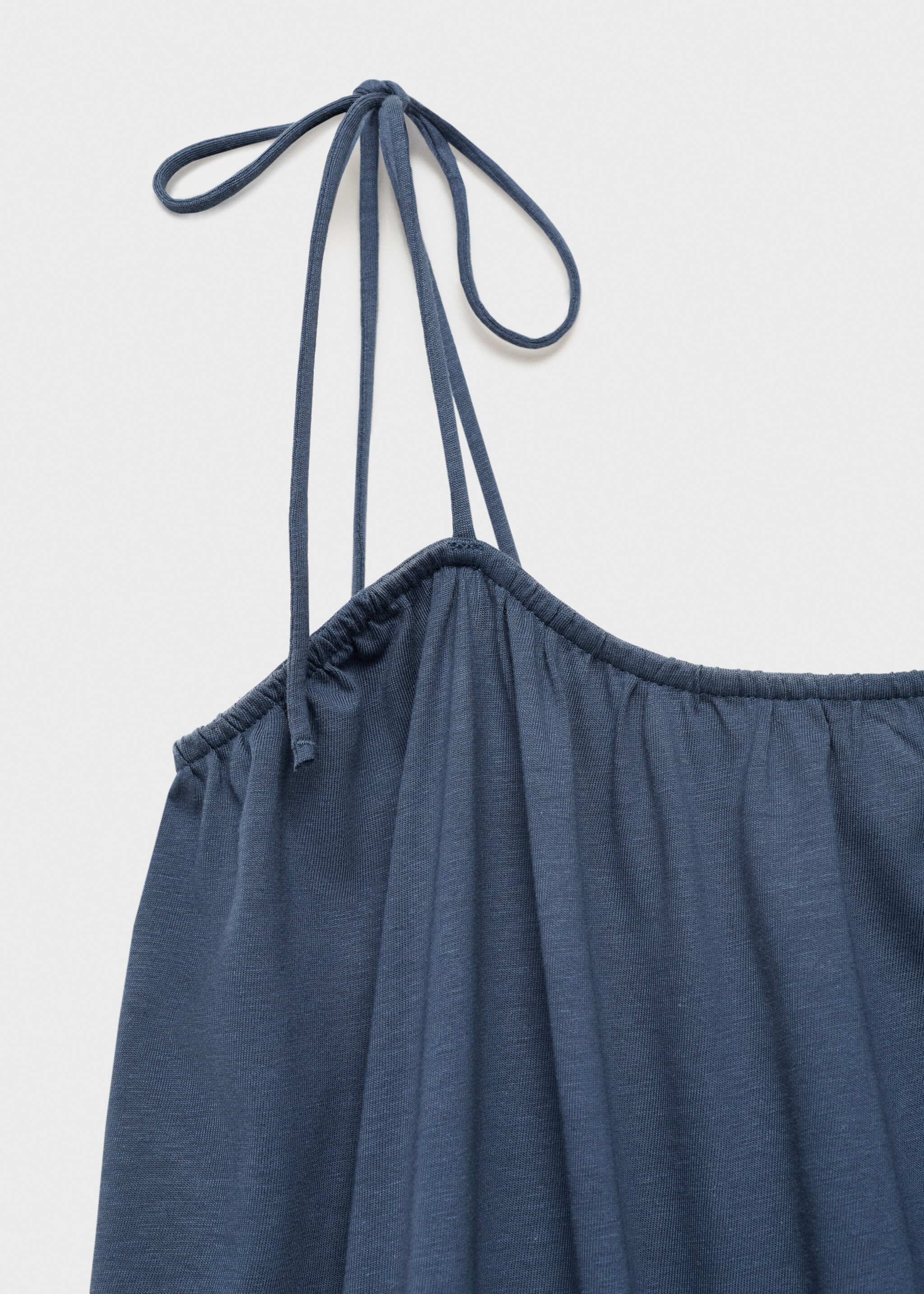 Vestido de algodão com laços - Pormenor do artigo 0