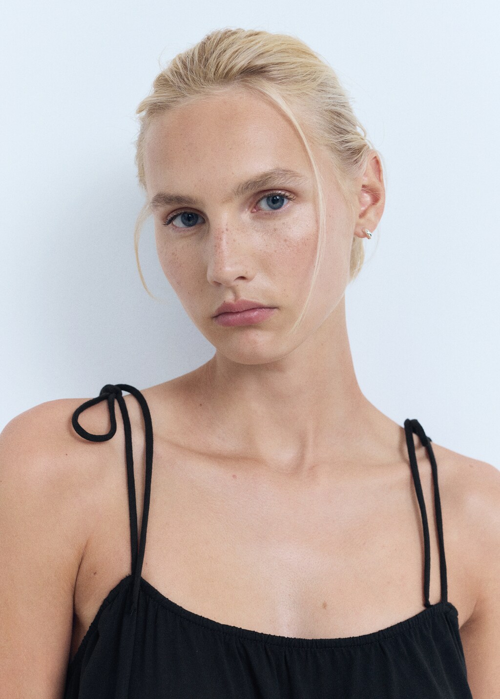 Bow cotton dress - image 4