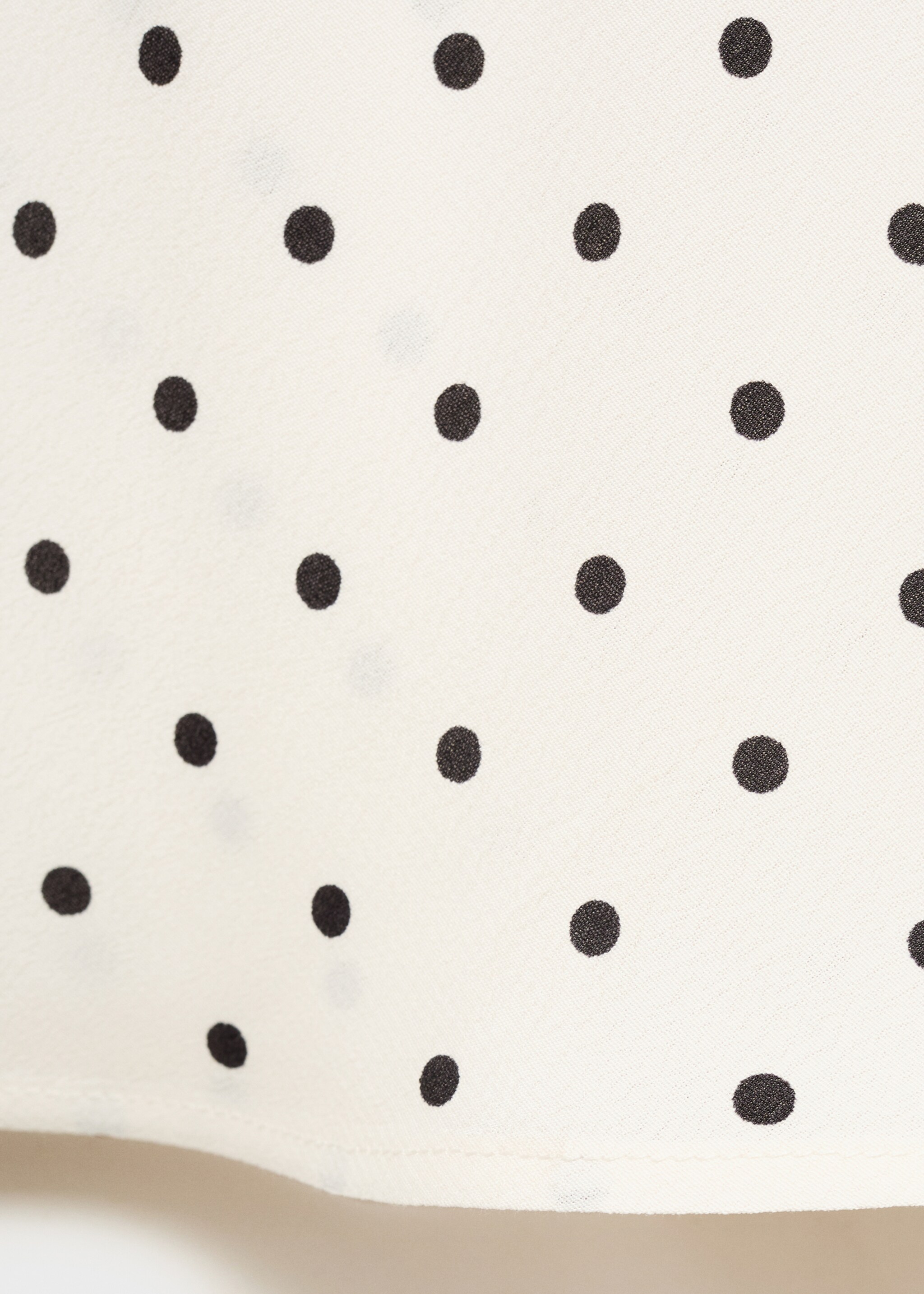 Long polka dot skirt - Details of the article 0