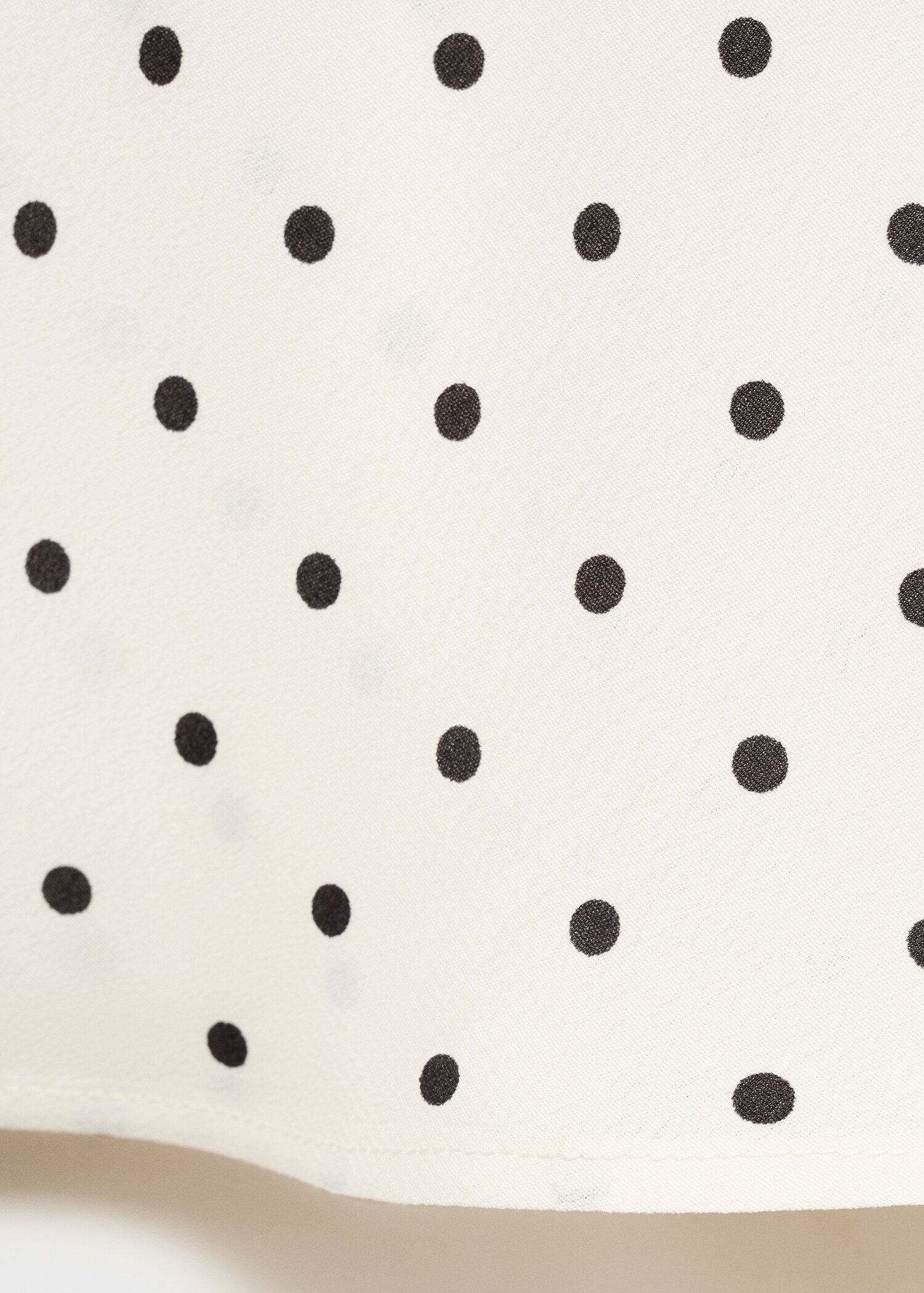 Long polka dot skirt - Details of the article 0