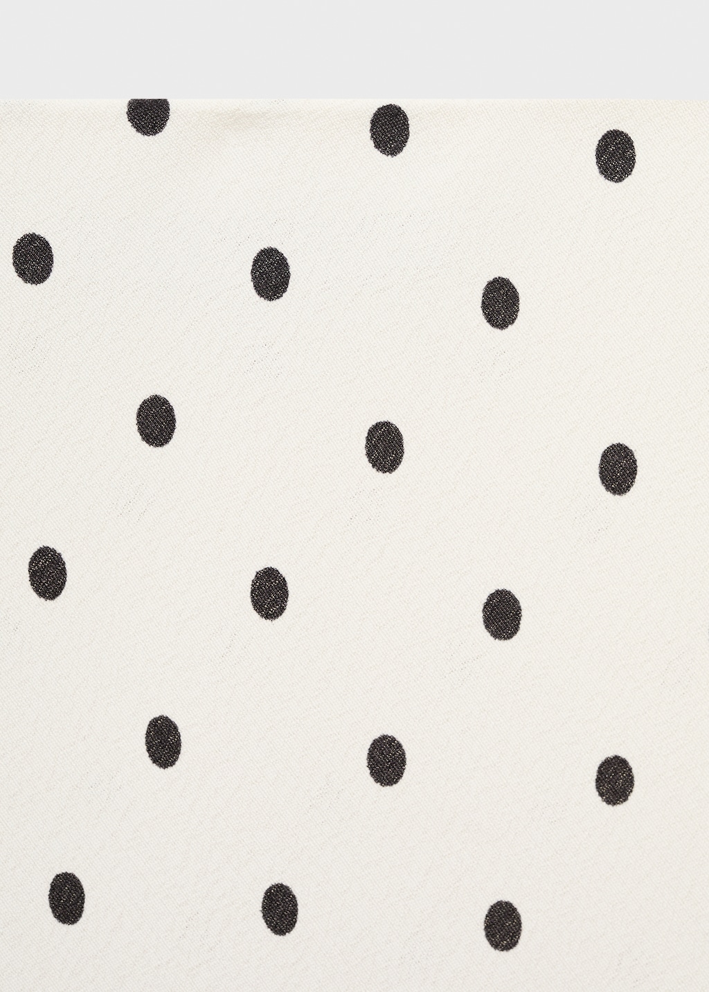 Long polka-dot skirt