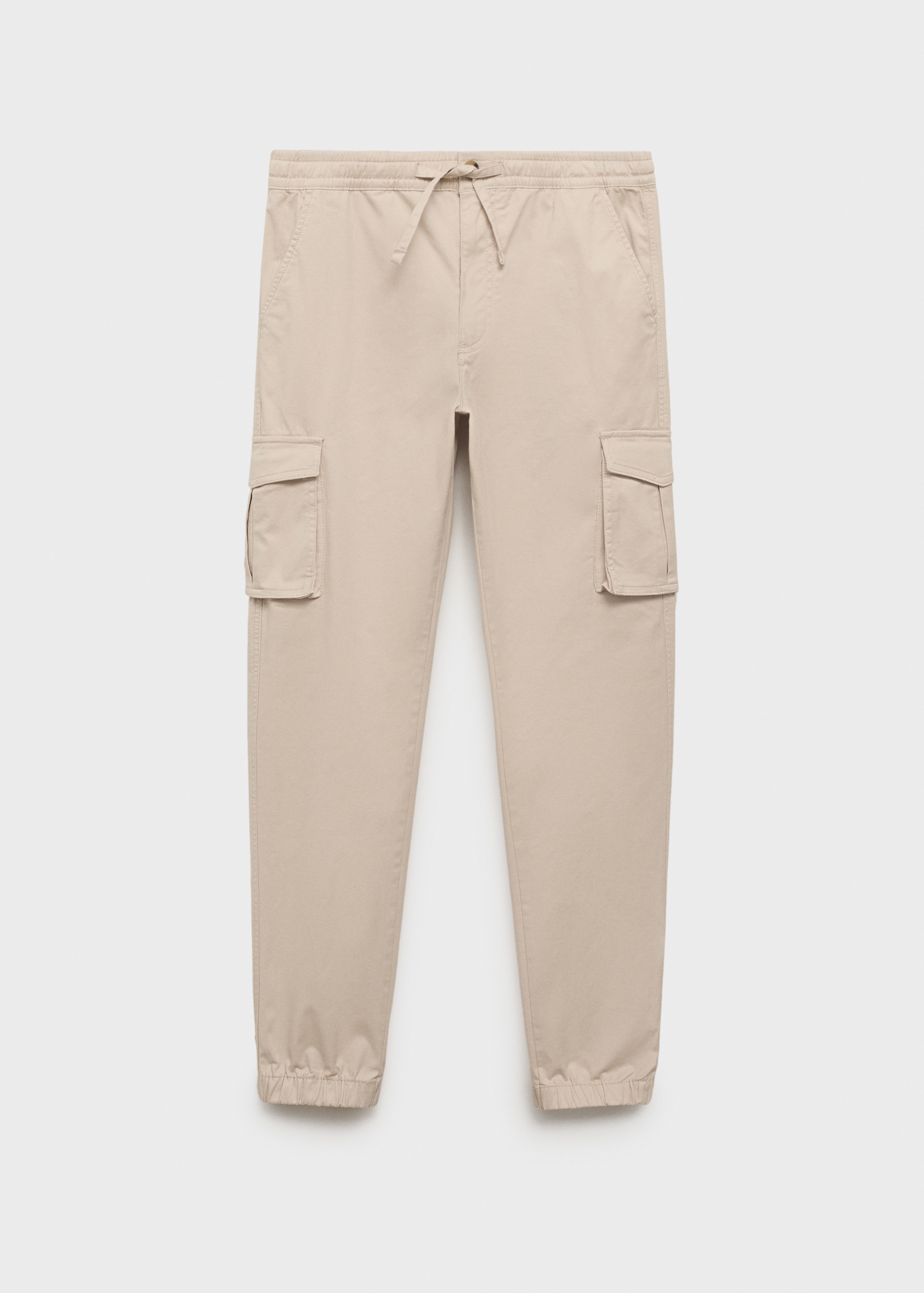 Cargo joggers with drawstring - Article without model