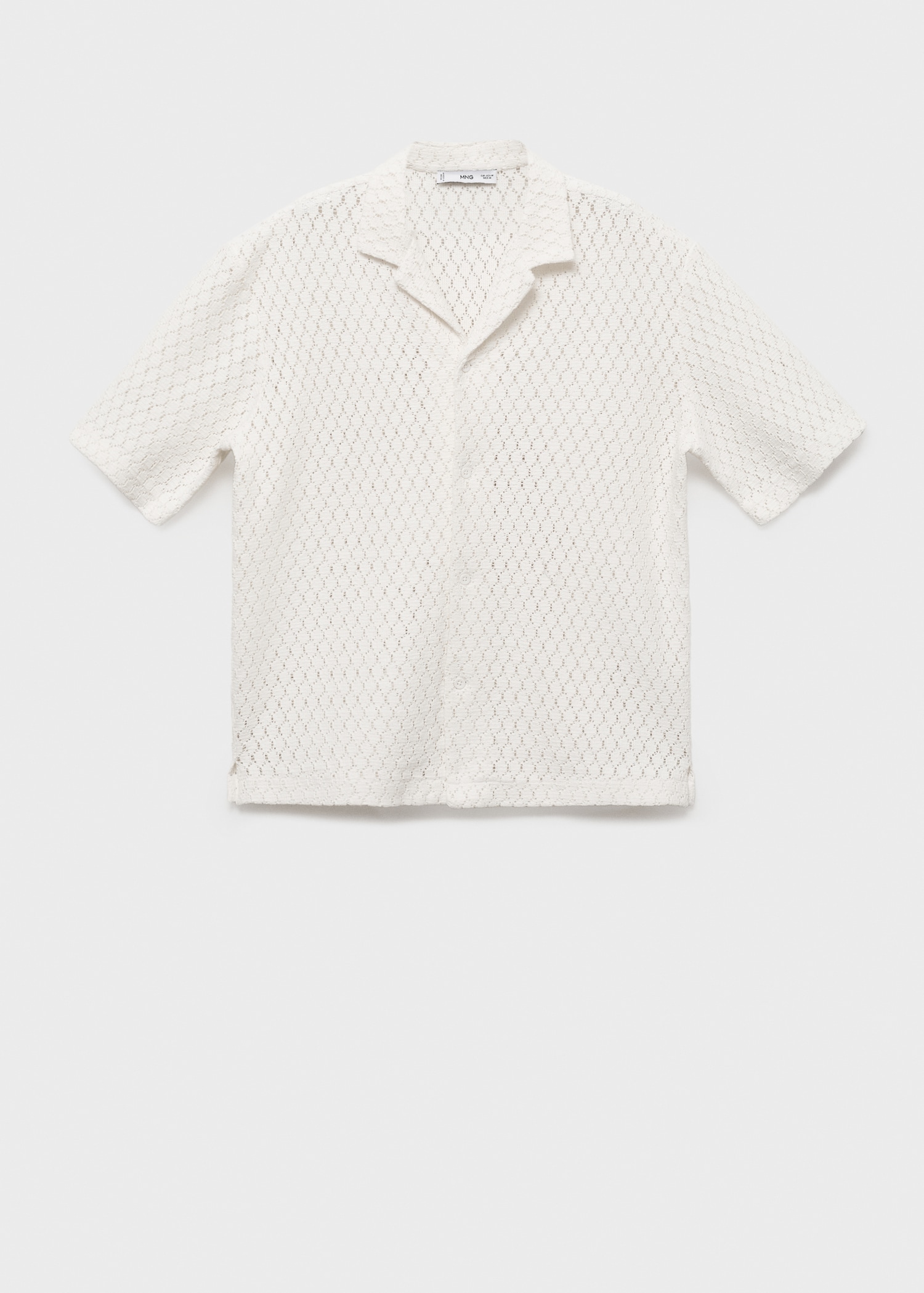 Chemise coton détails ajourés - Article sans modèle