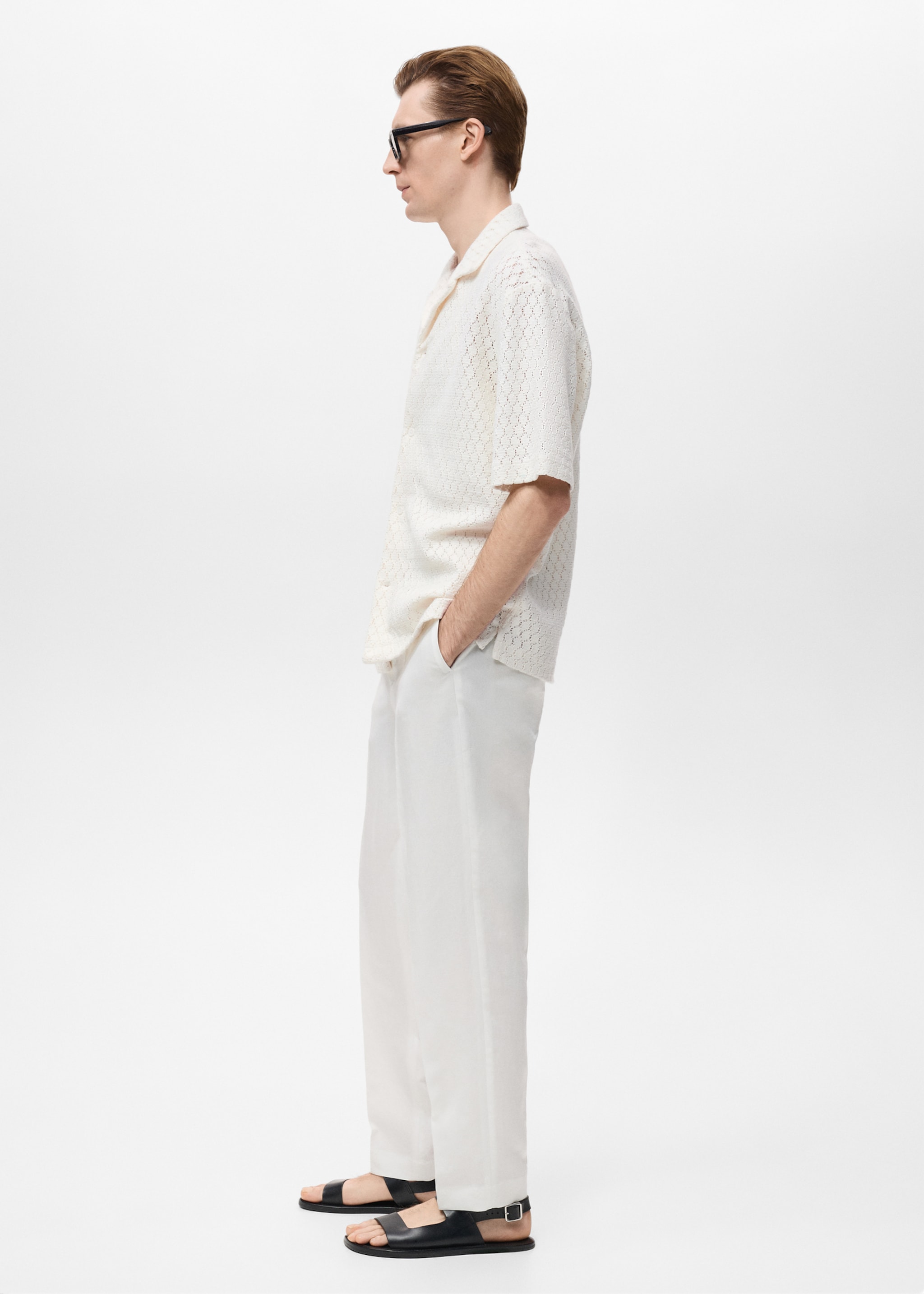 Chemise coton détails ajourés - Détail de l'article 2
