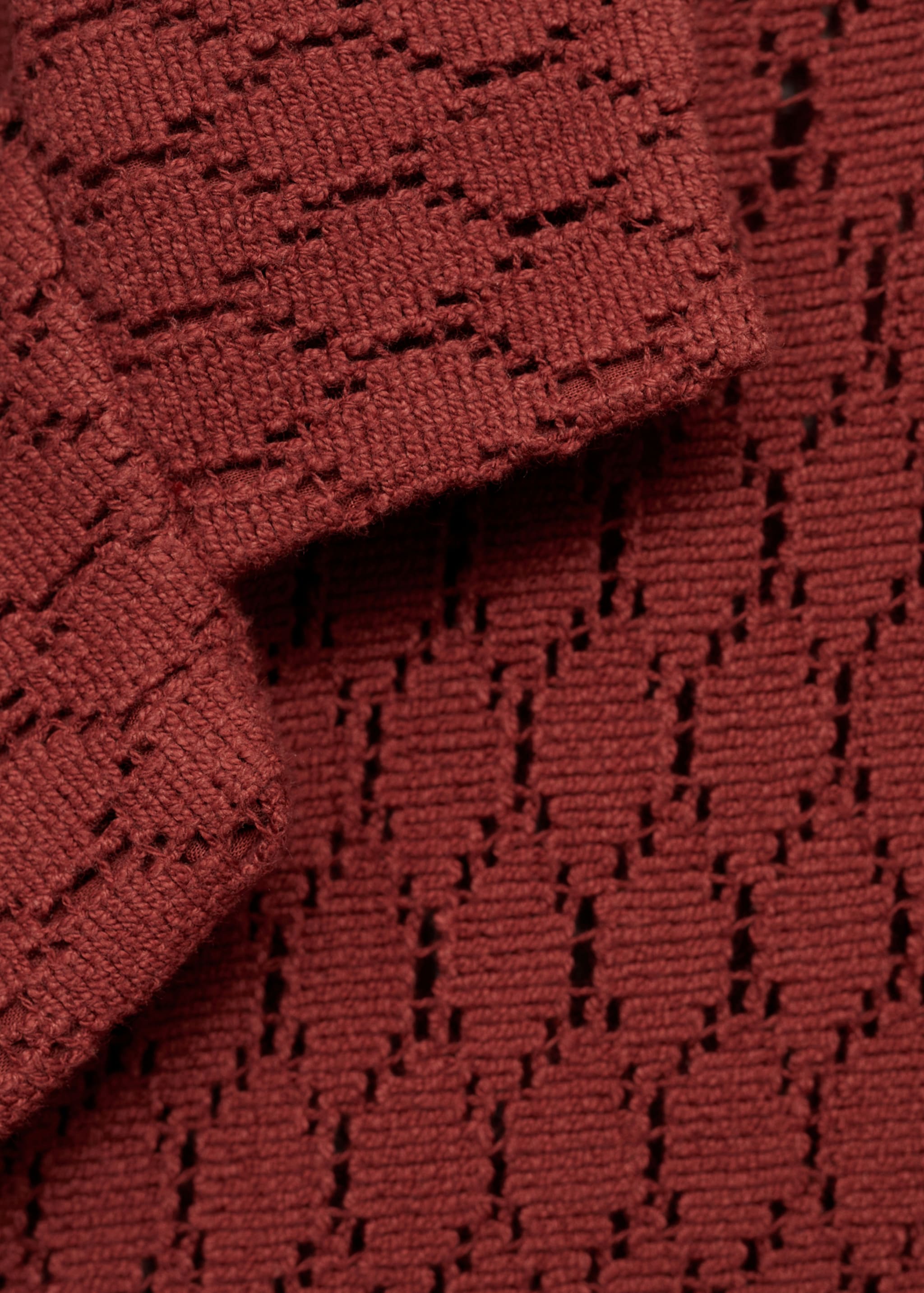 Cotton blouse with openwork detail - Details of the article 8