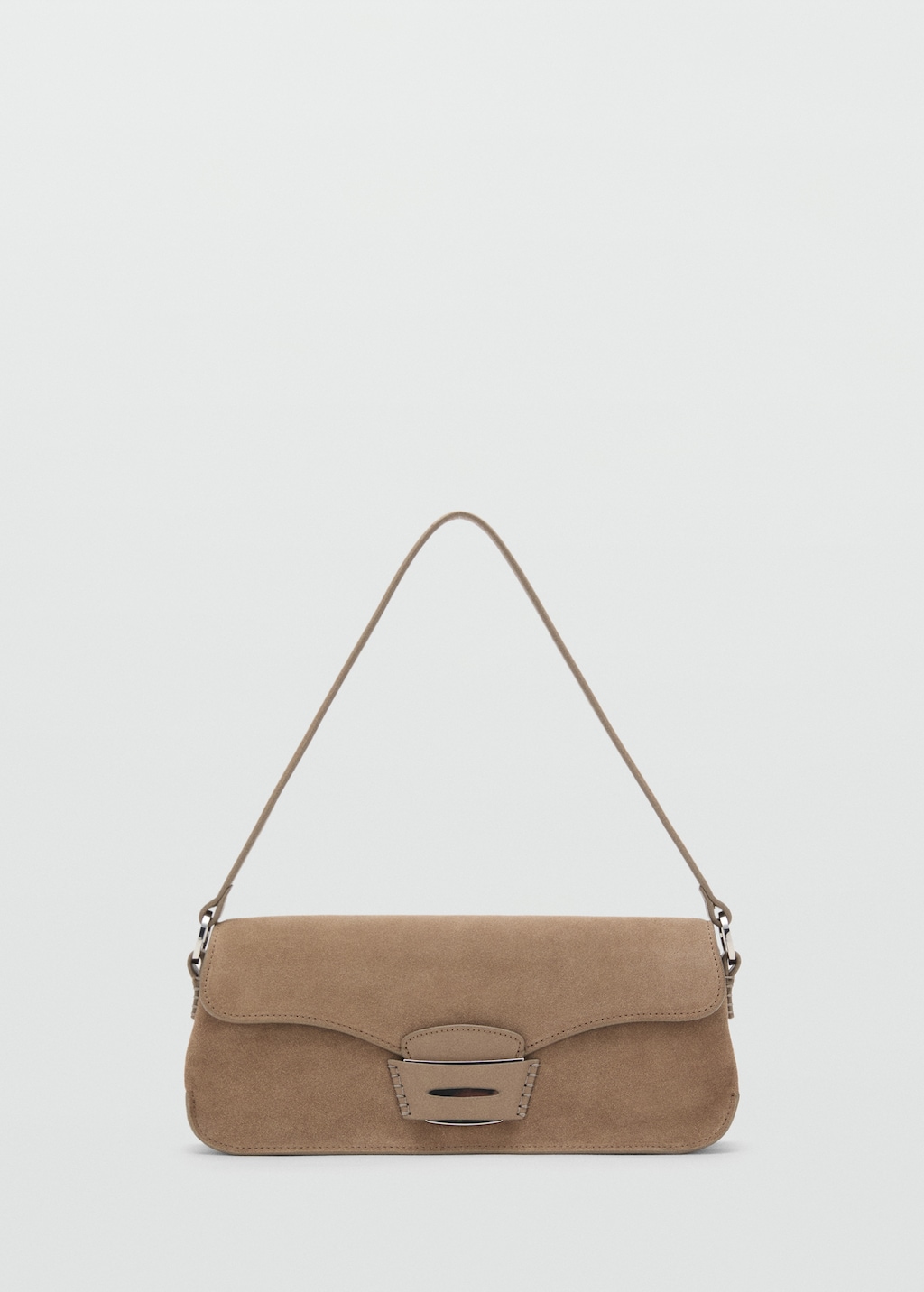 Suede shoulder bag - Women | MANGO USA
