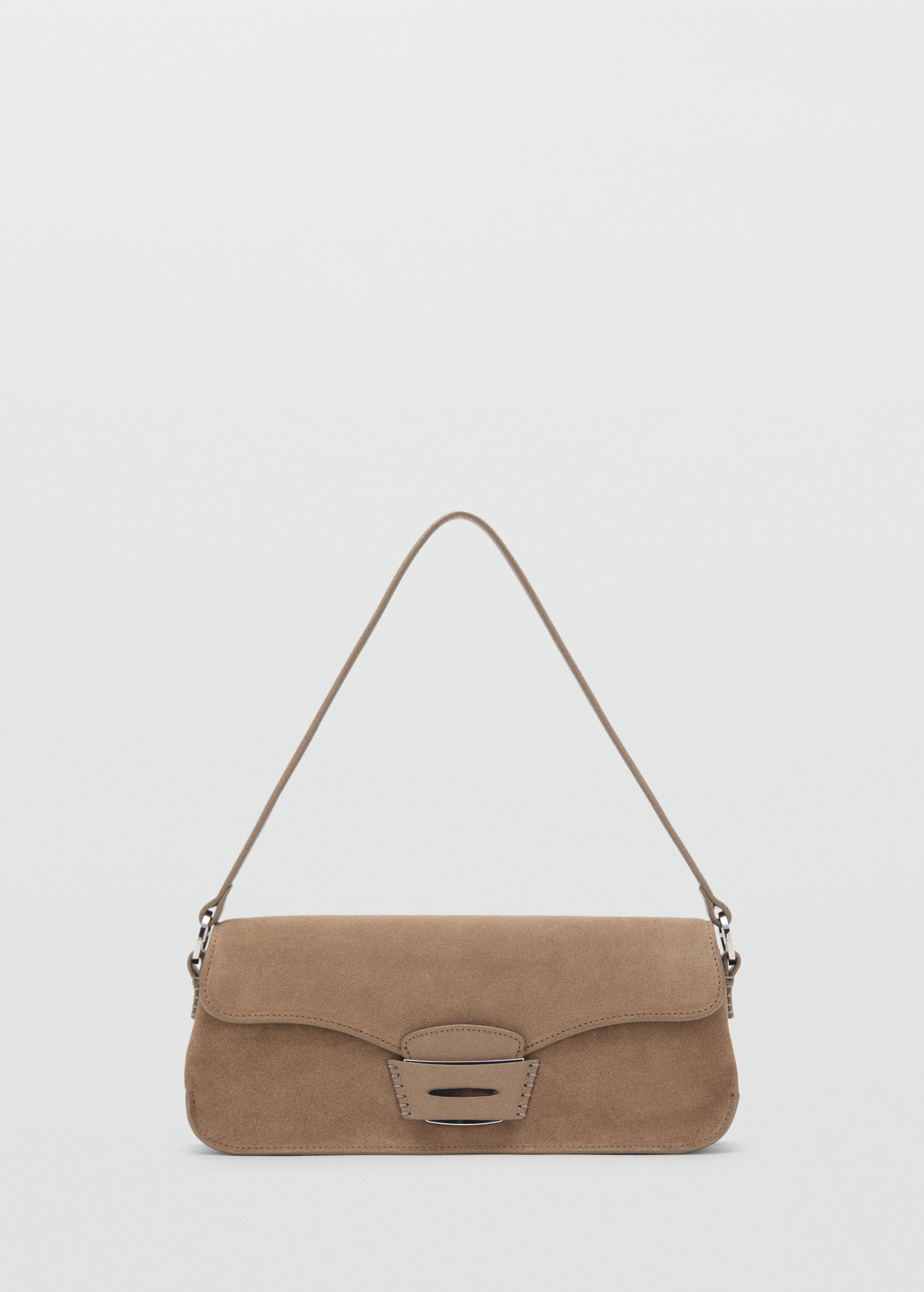 Schultertasche aus Rauleder - Artikel ohne Model