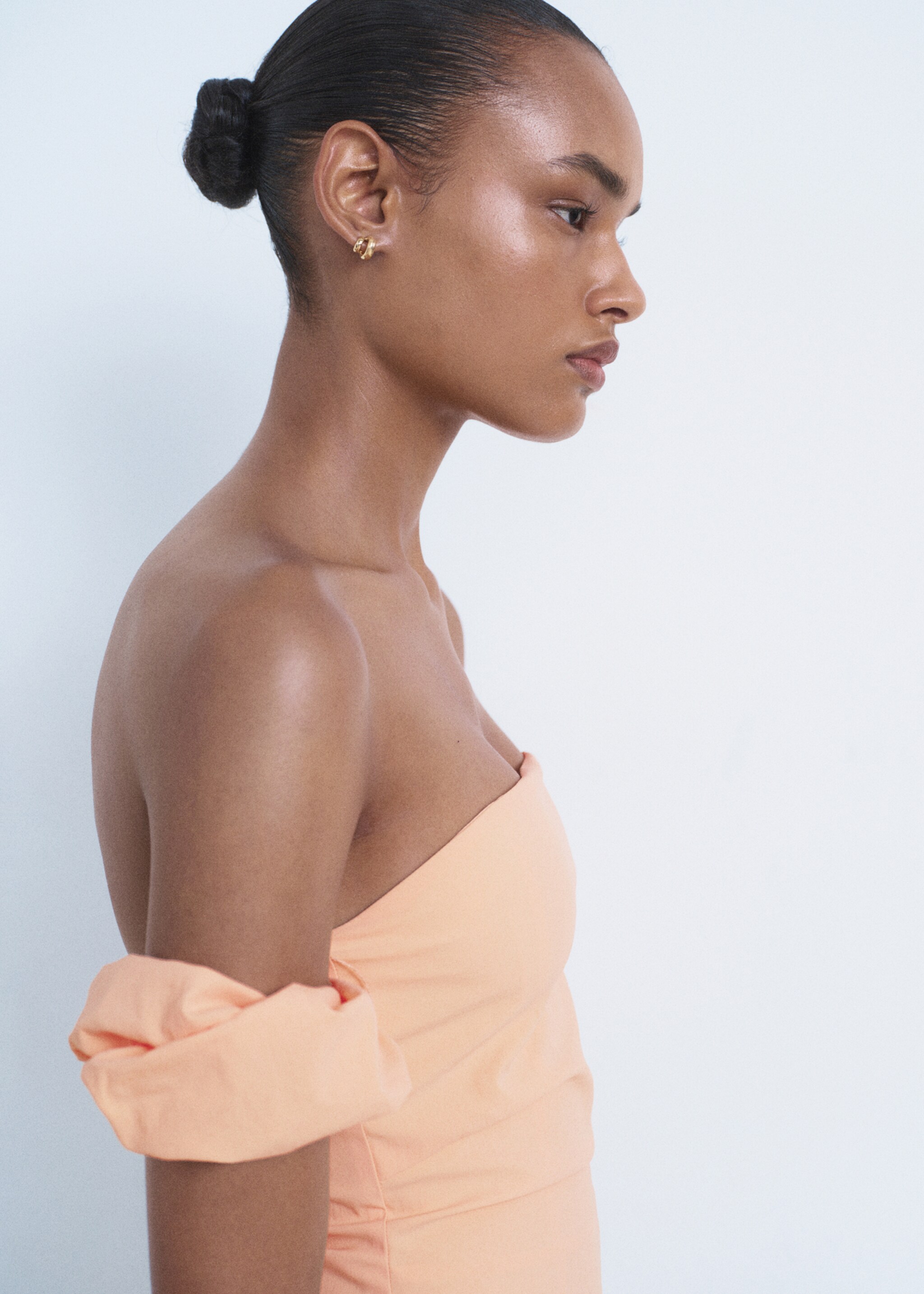Strapless midi-dress - Details of the article 1