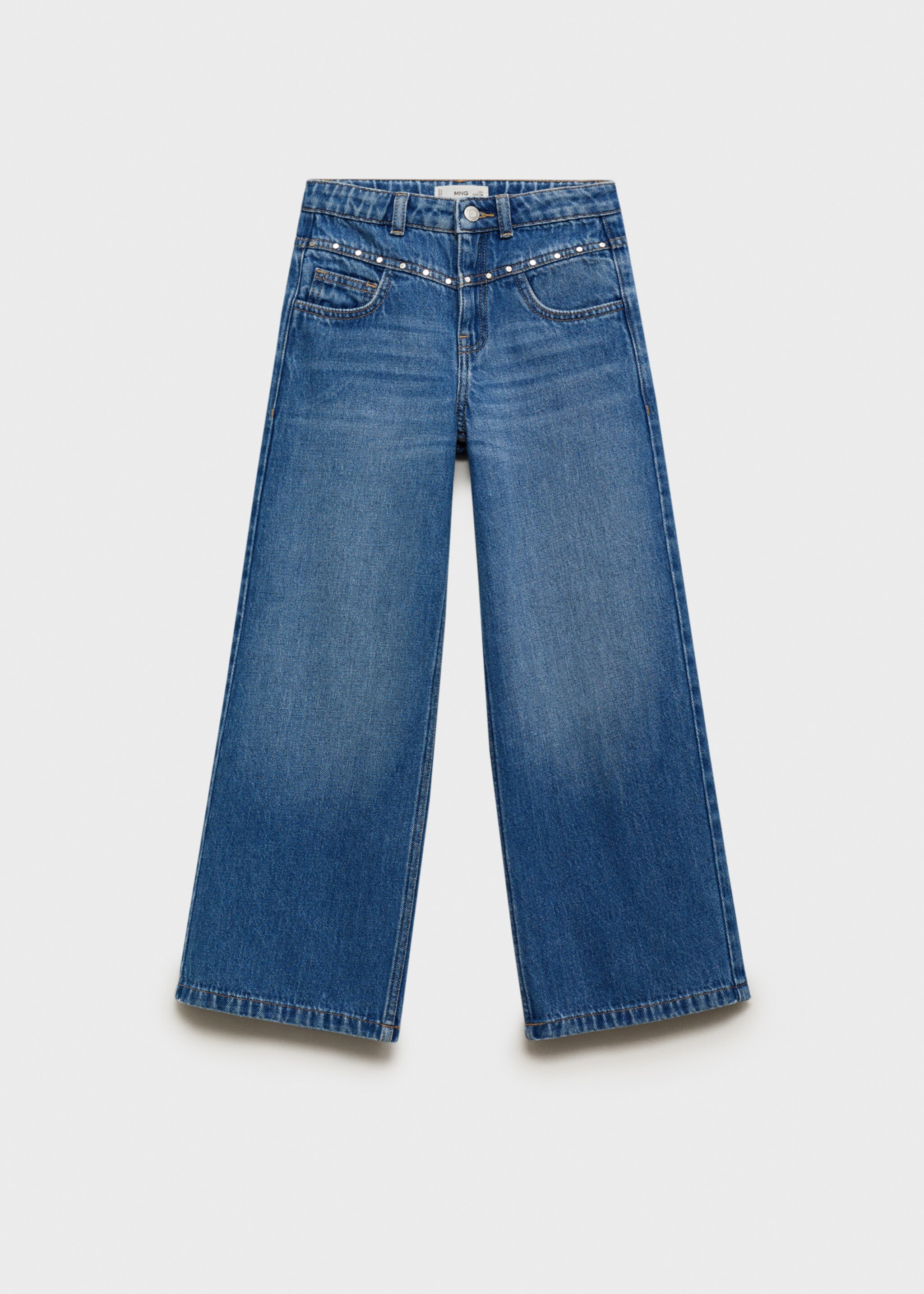Wide leg jeans with studs - Article without model