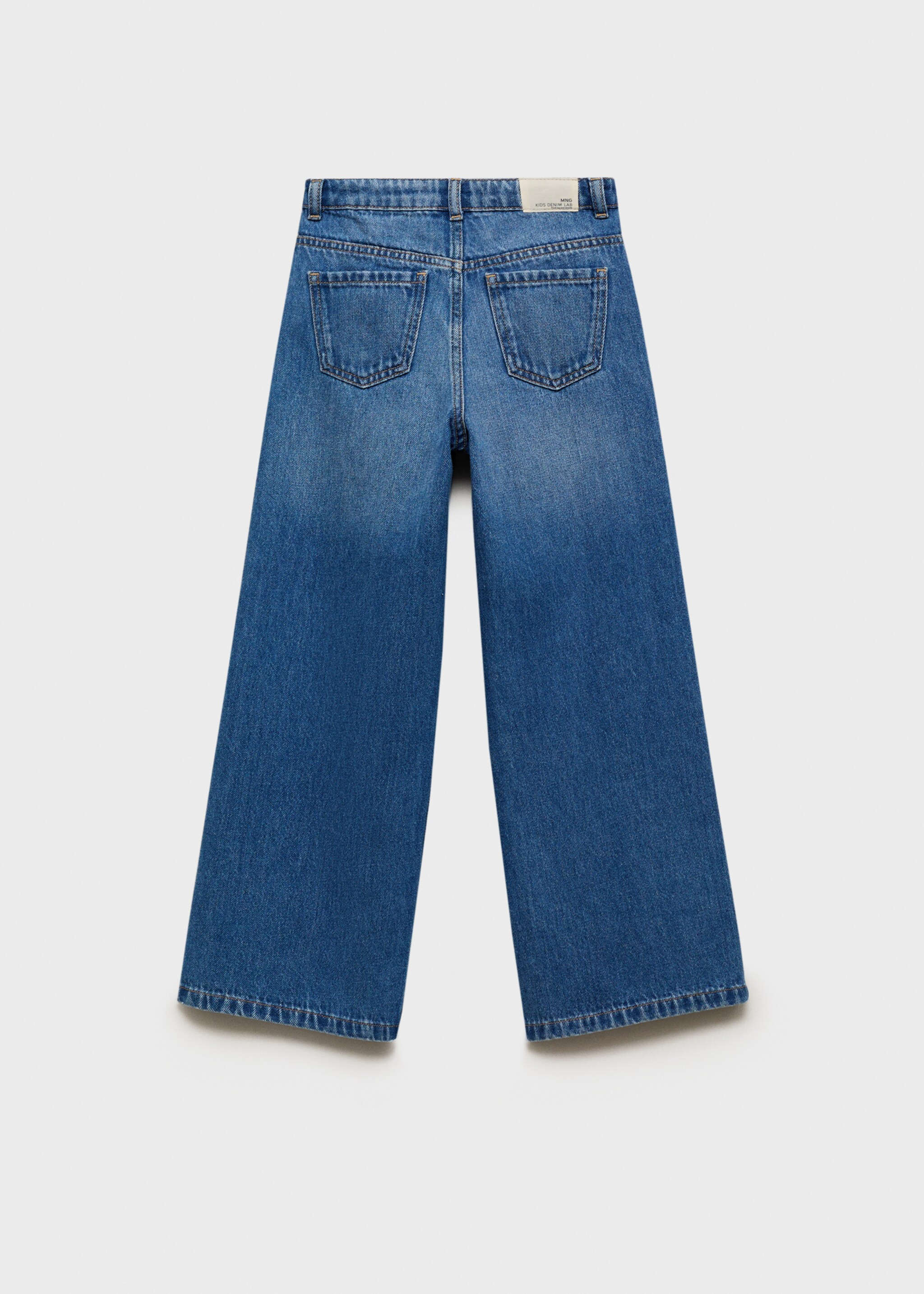 Wide leg jeans with studs - Reverse of the article