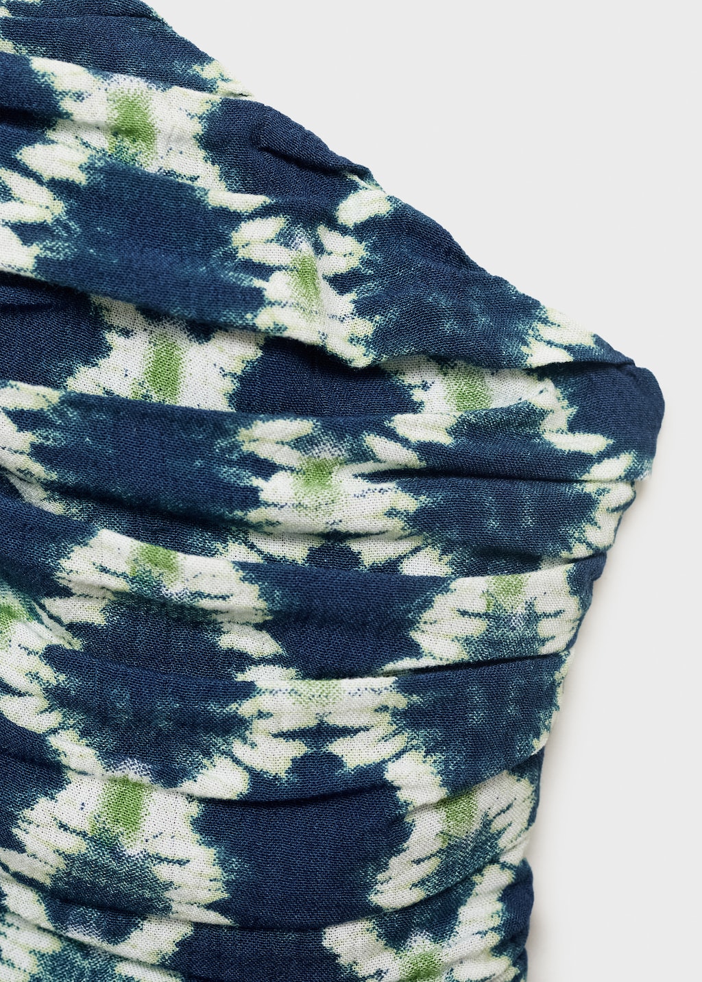 Halter top with ruffled detail