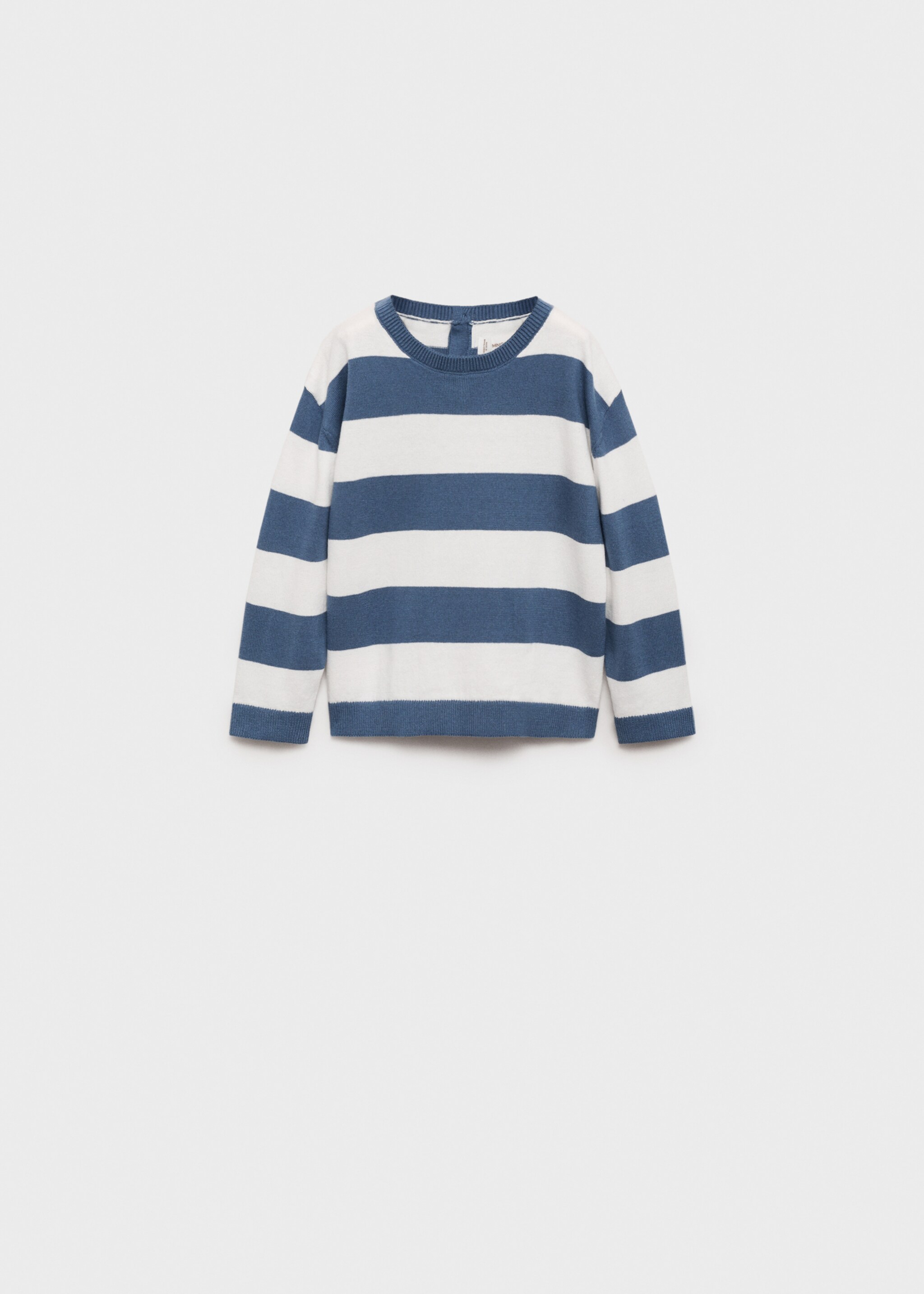 Striped cotton-blend sweater - Article without model