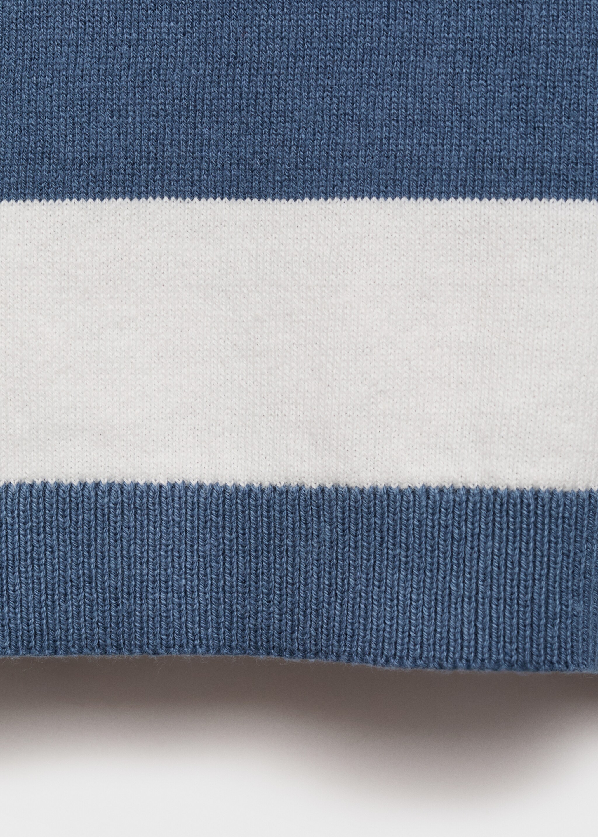 Striped cotton-blend sweater - Details of the article 0