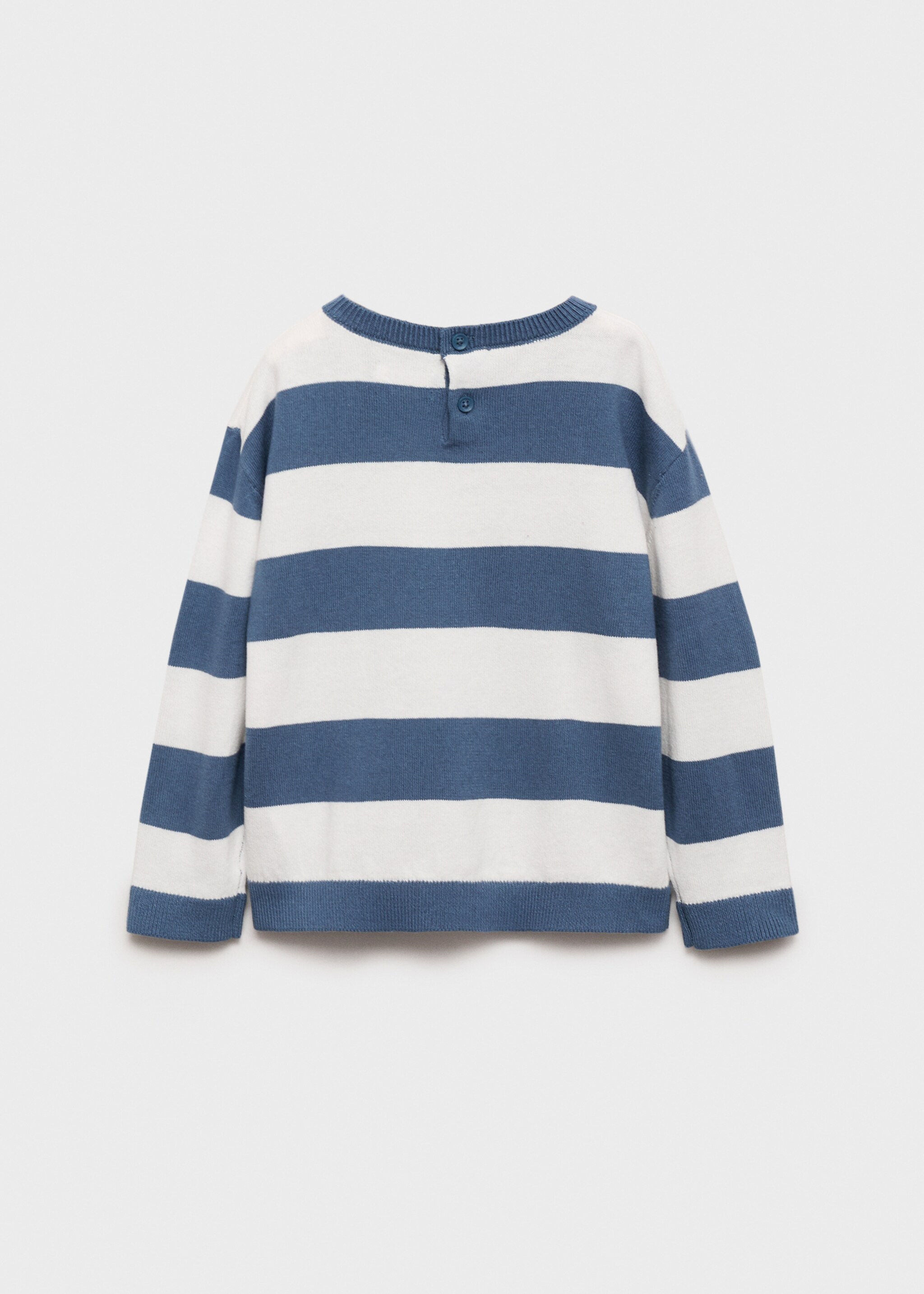 Striped cotton-blend sweater - Reverse of the article