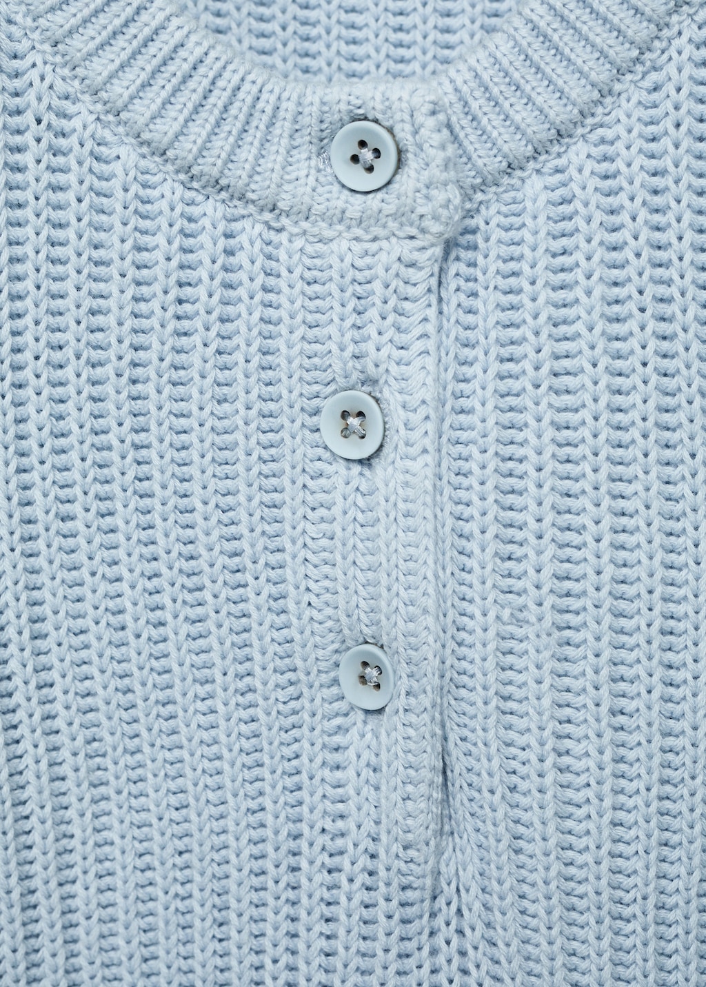 Knitted cotton sweater