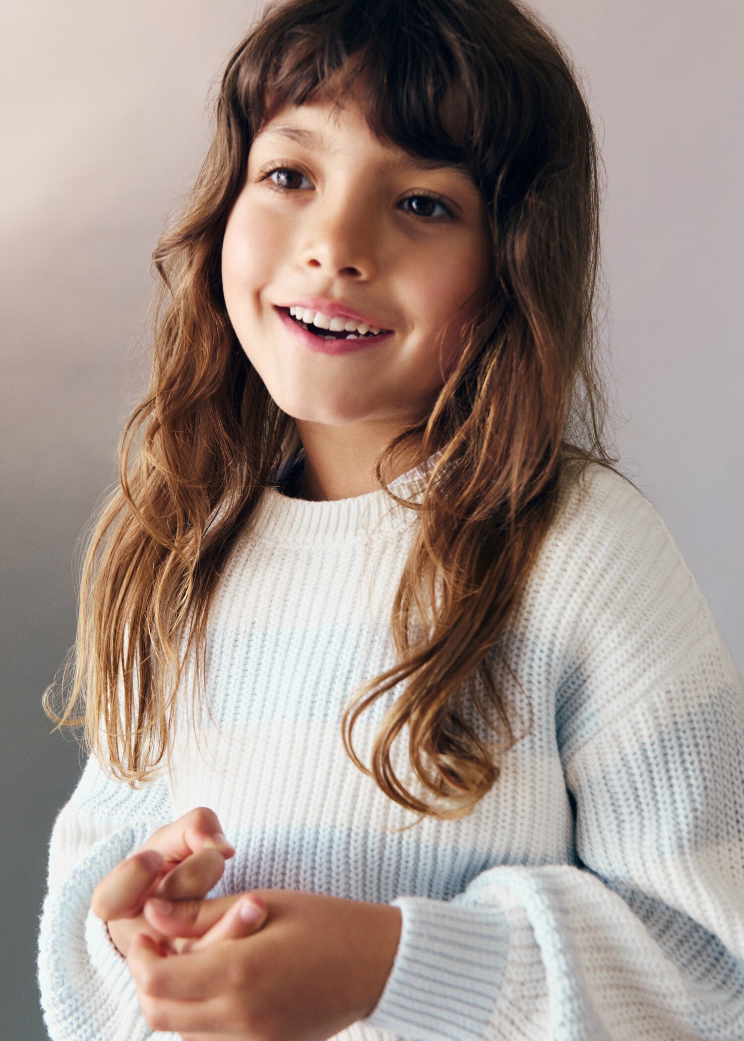 Knit striped sweater - Details of the article 1