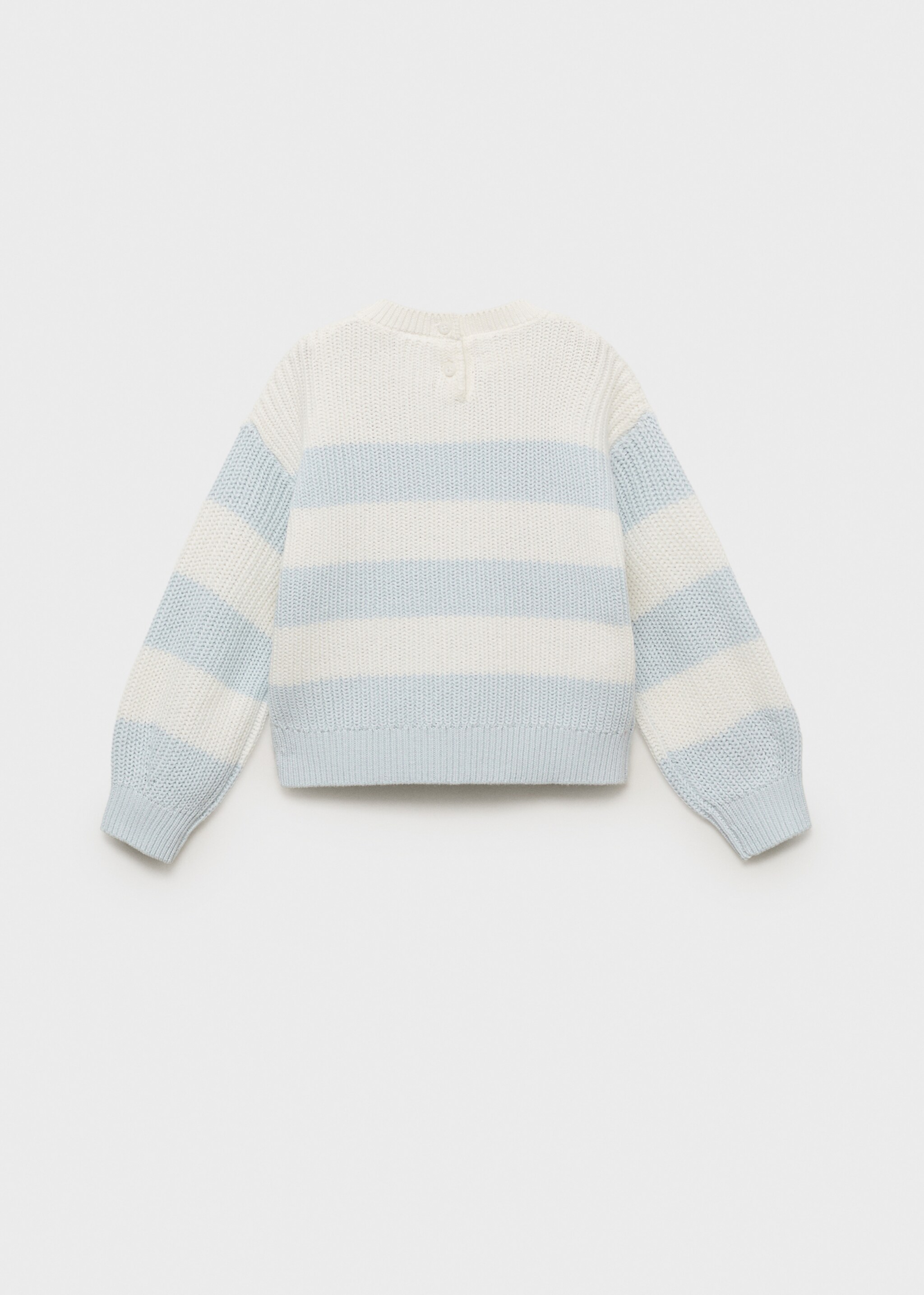 Knit striped sweater - Reverse of the article