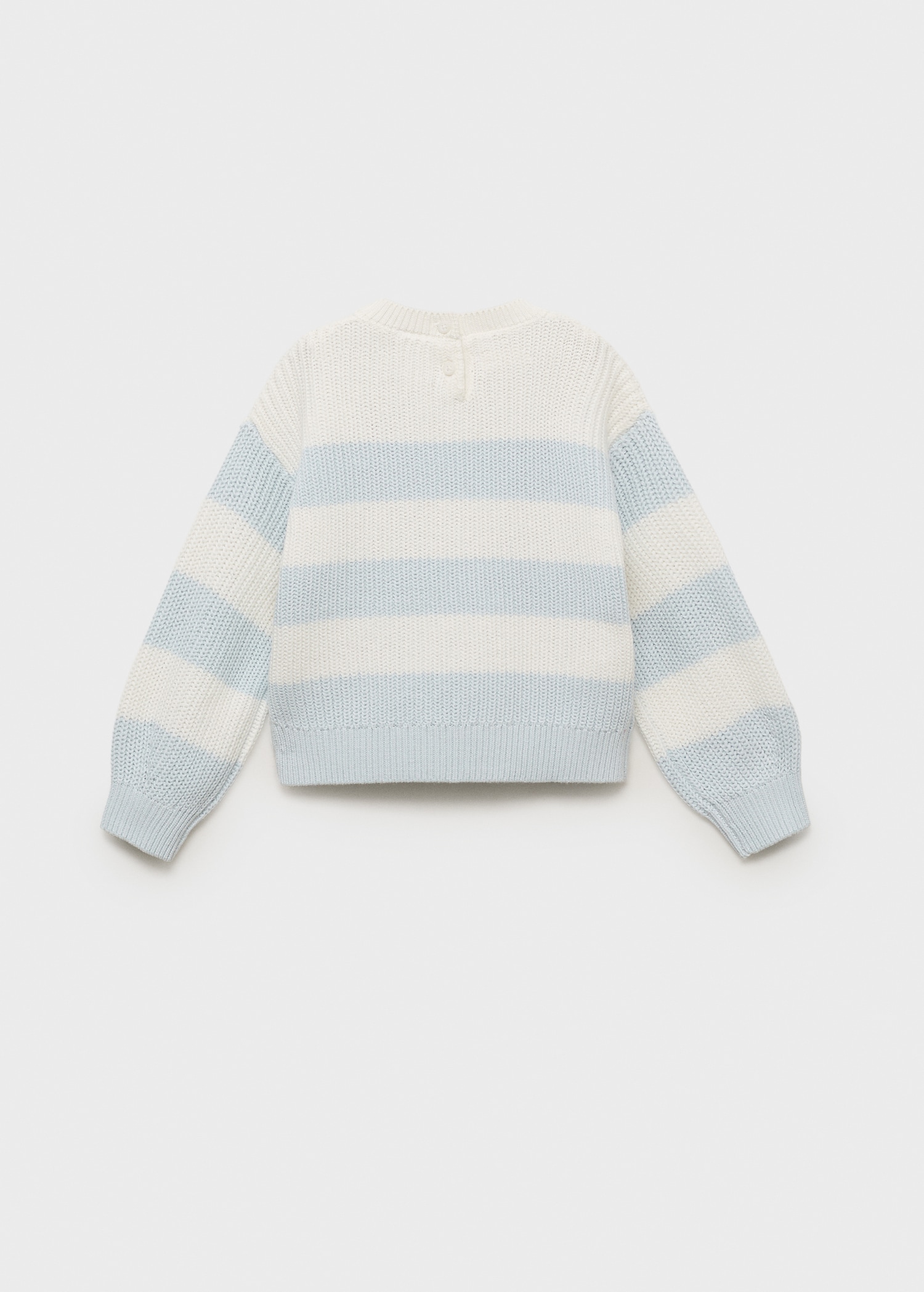 Knit striped sweater - Reverse of the article