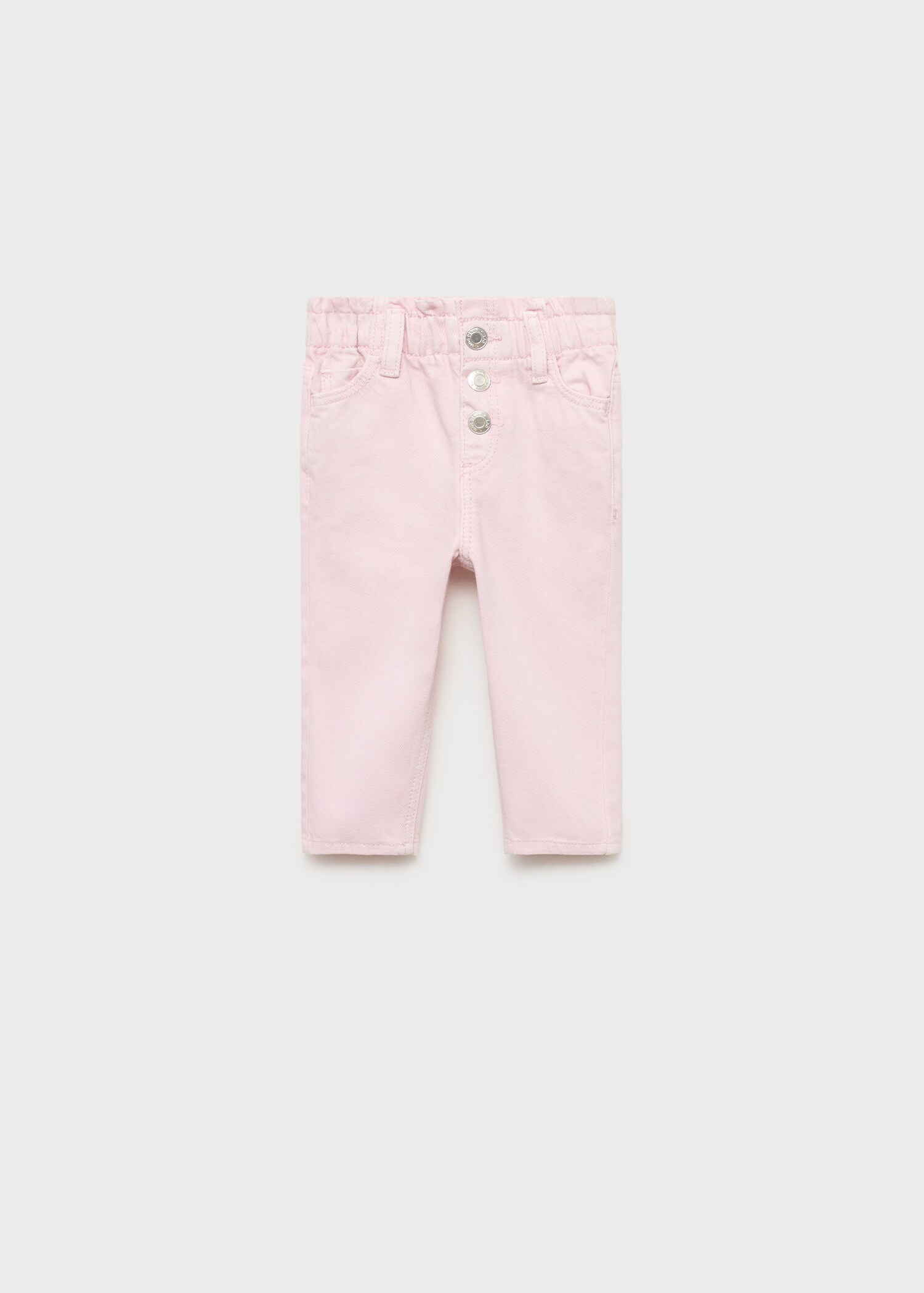 Paper bag jeans with buttons - Article without model