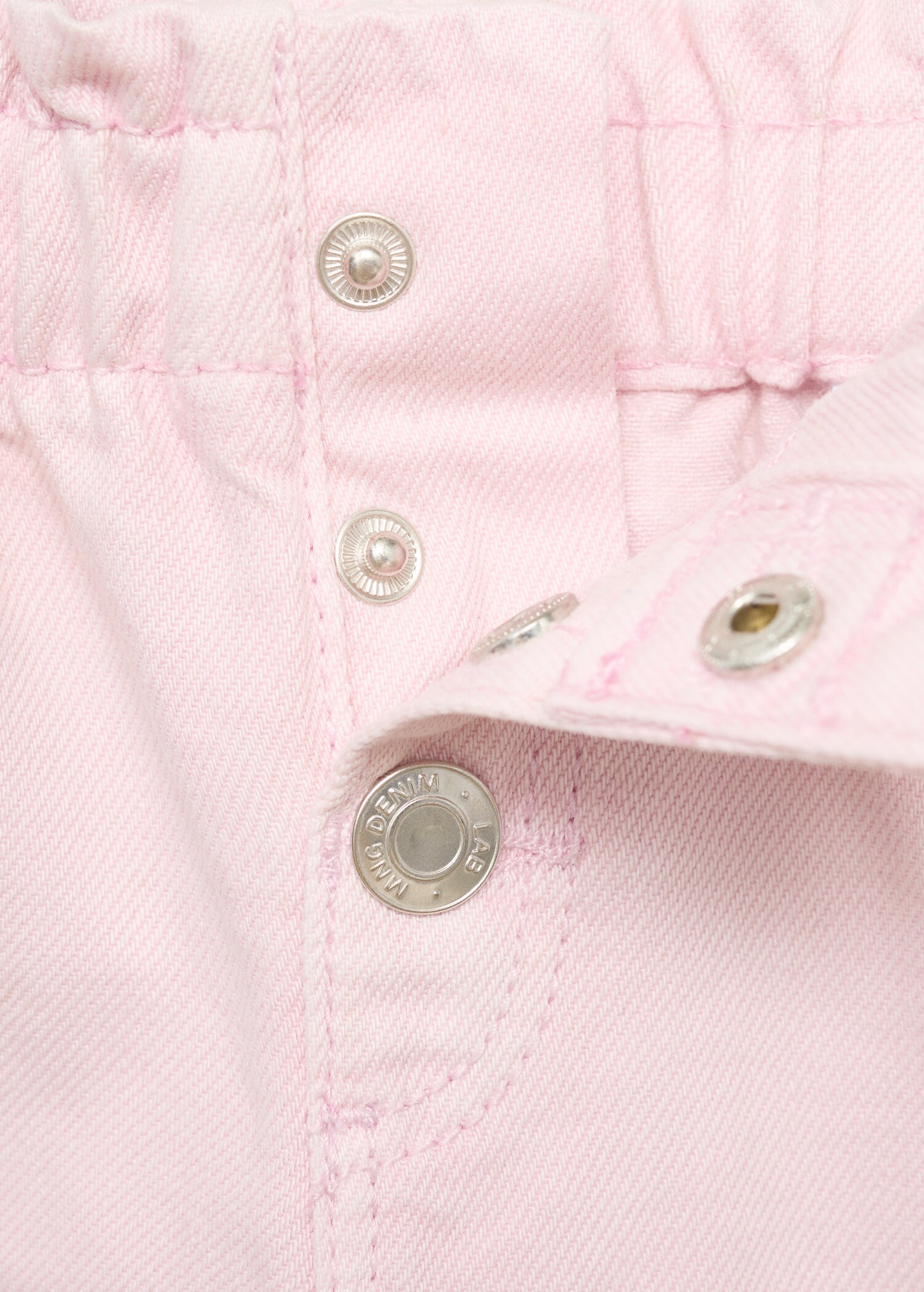 Denim paper bag with buttons - Details of the article 8