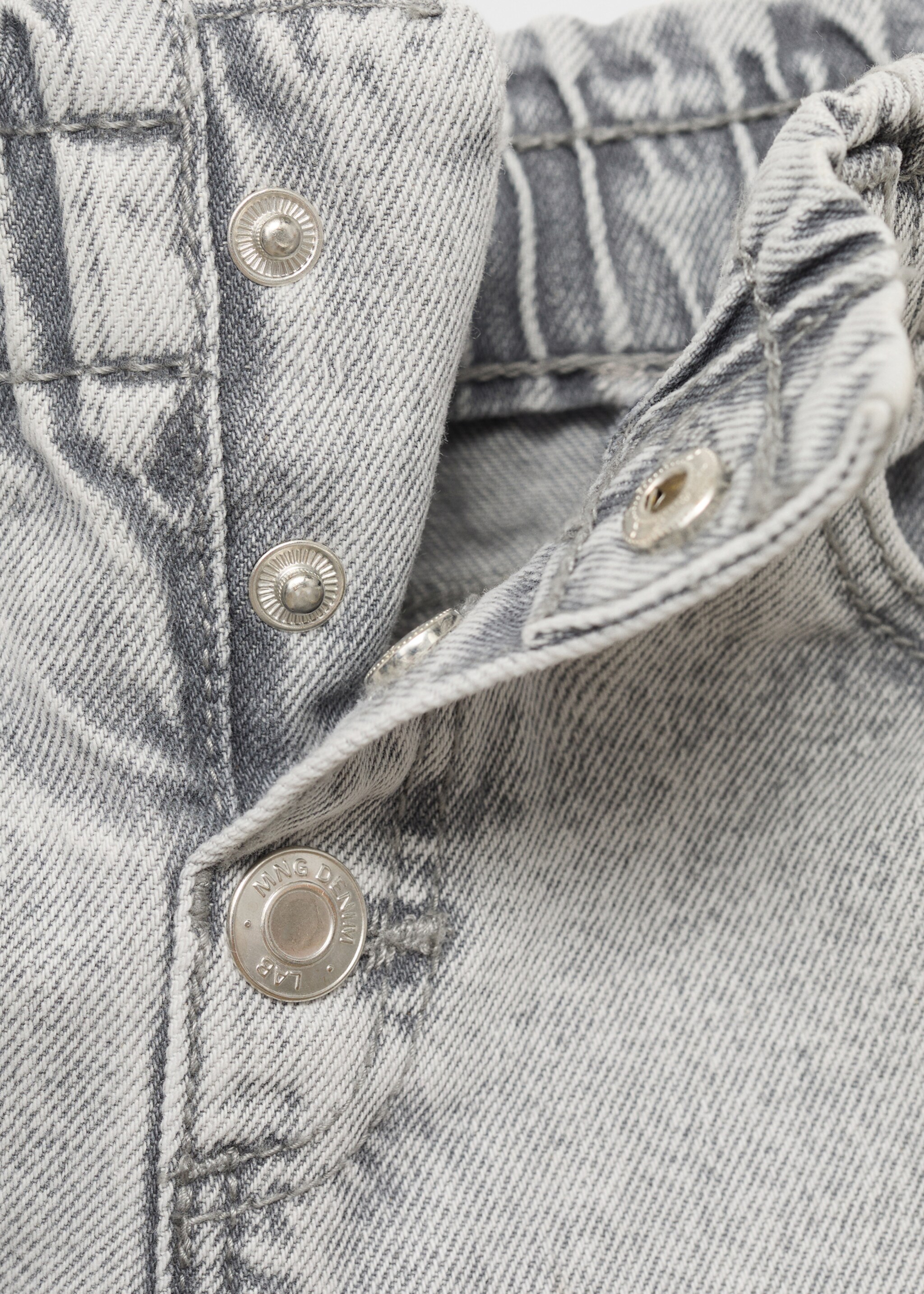 Denim paper bag with buttons - Details of the article 8