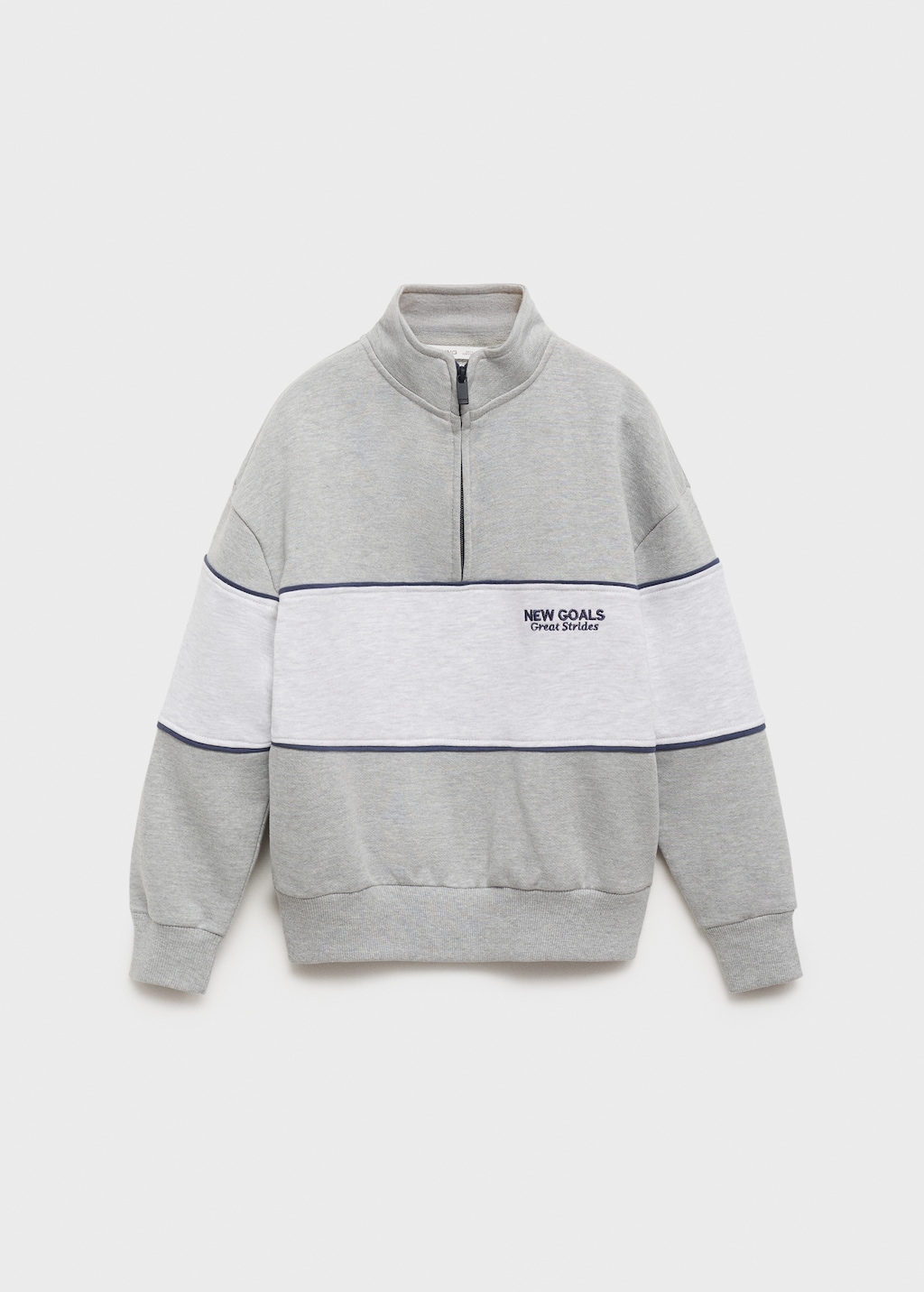 Perkins-neck sweatshirt
